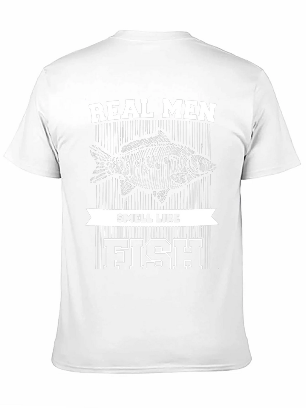 Real Men Smell Like Fish Graphic Tee product image 10