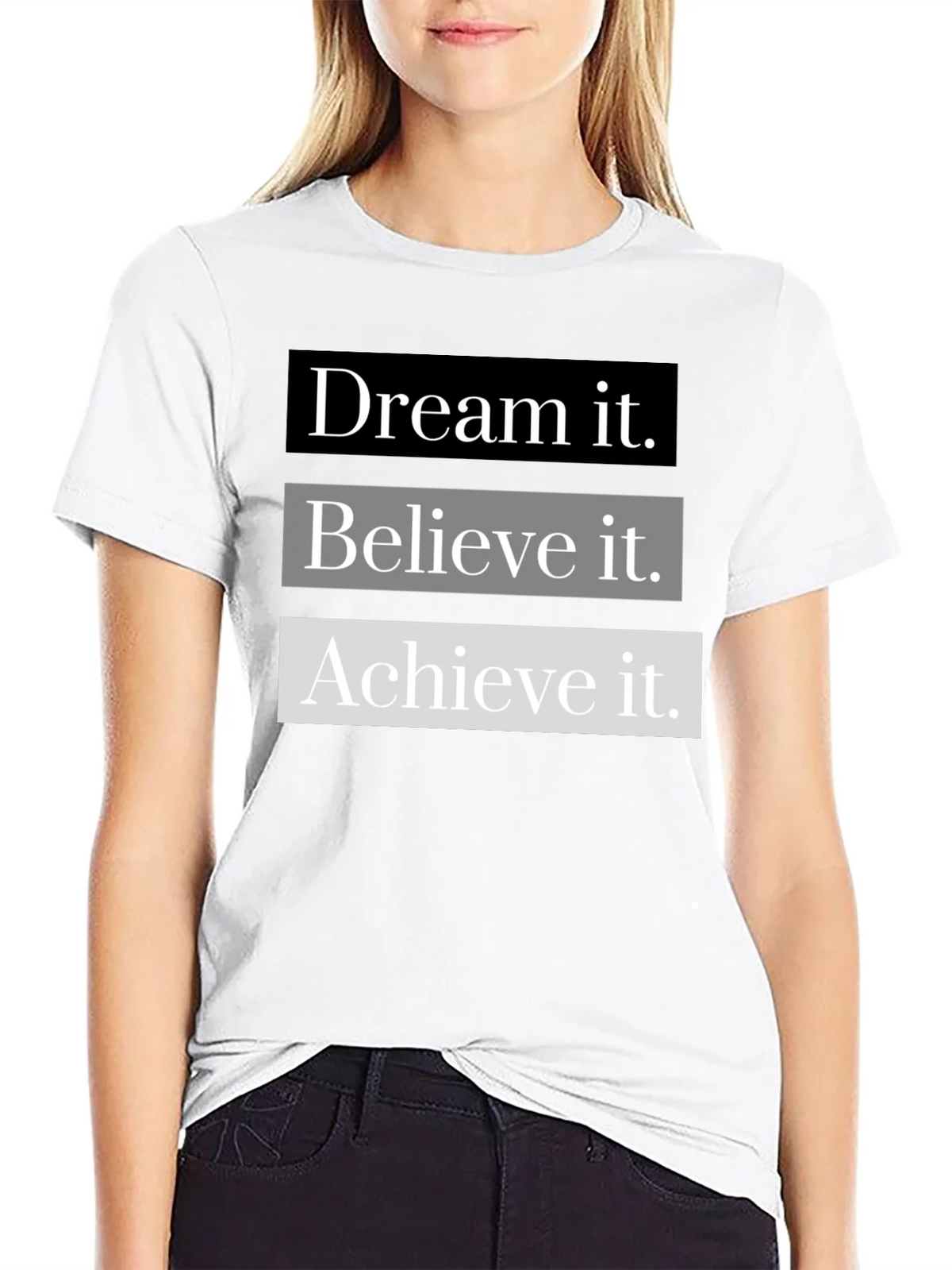 Dream Believe Achieve Graphic T-Shirt product image 8
