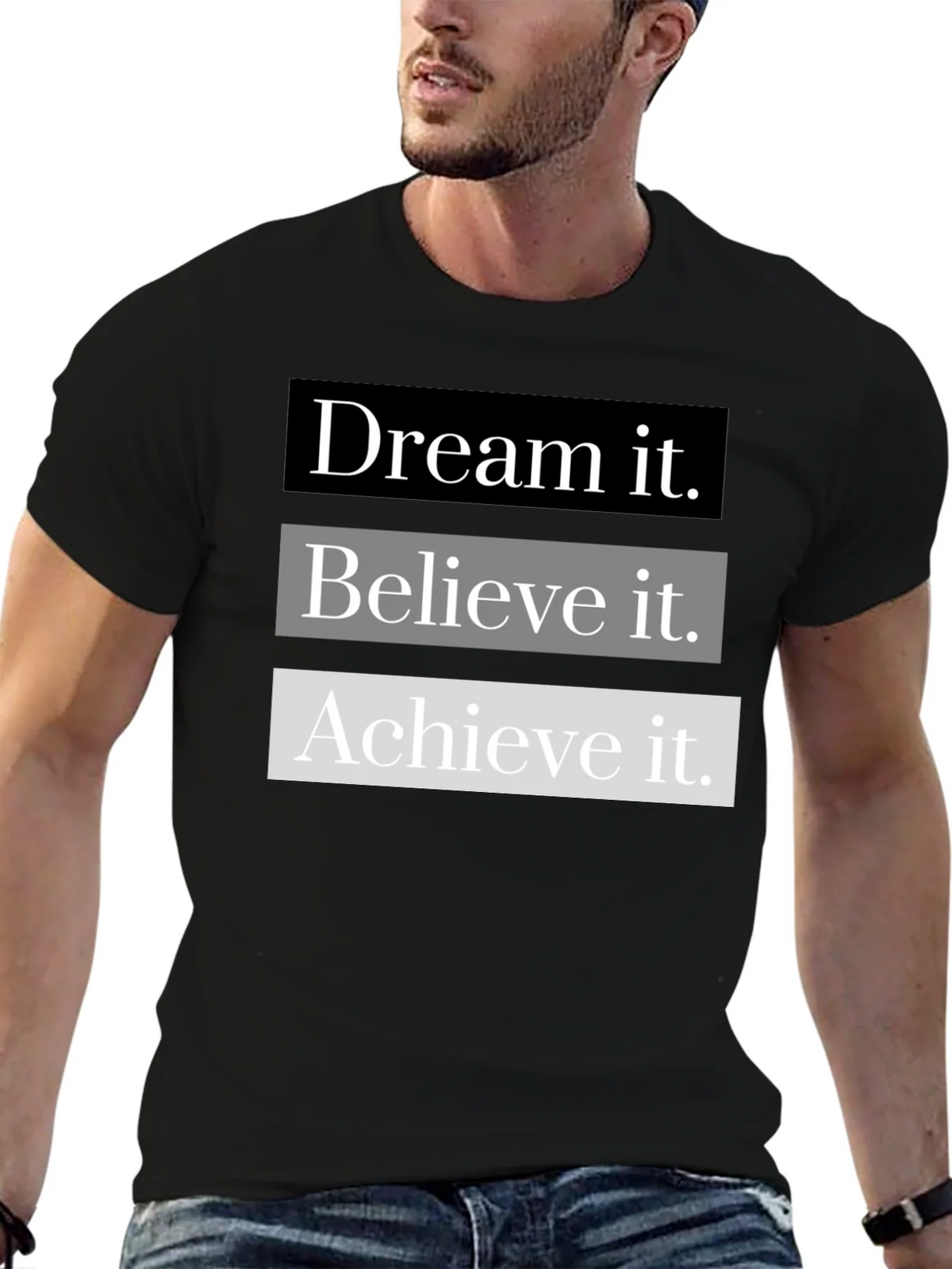 Dream Believe Achieve Graphic T-Shirt product image 6
