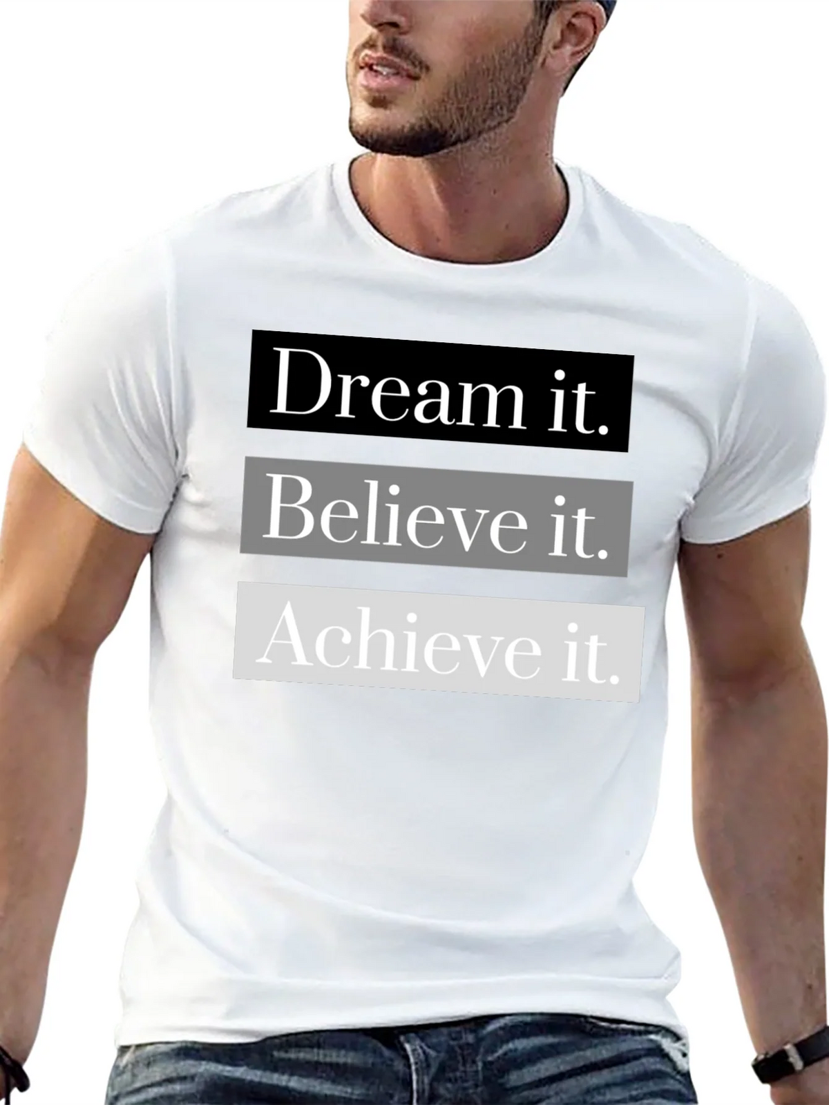 Dream Believe Achieve Graphic T-Shirt product image 12