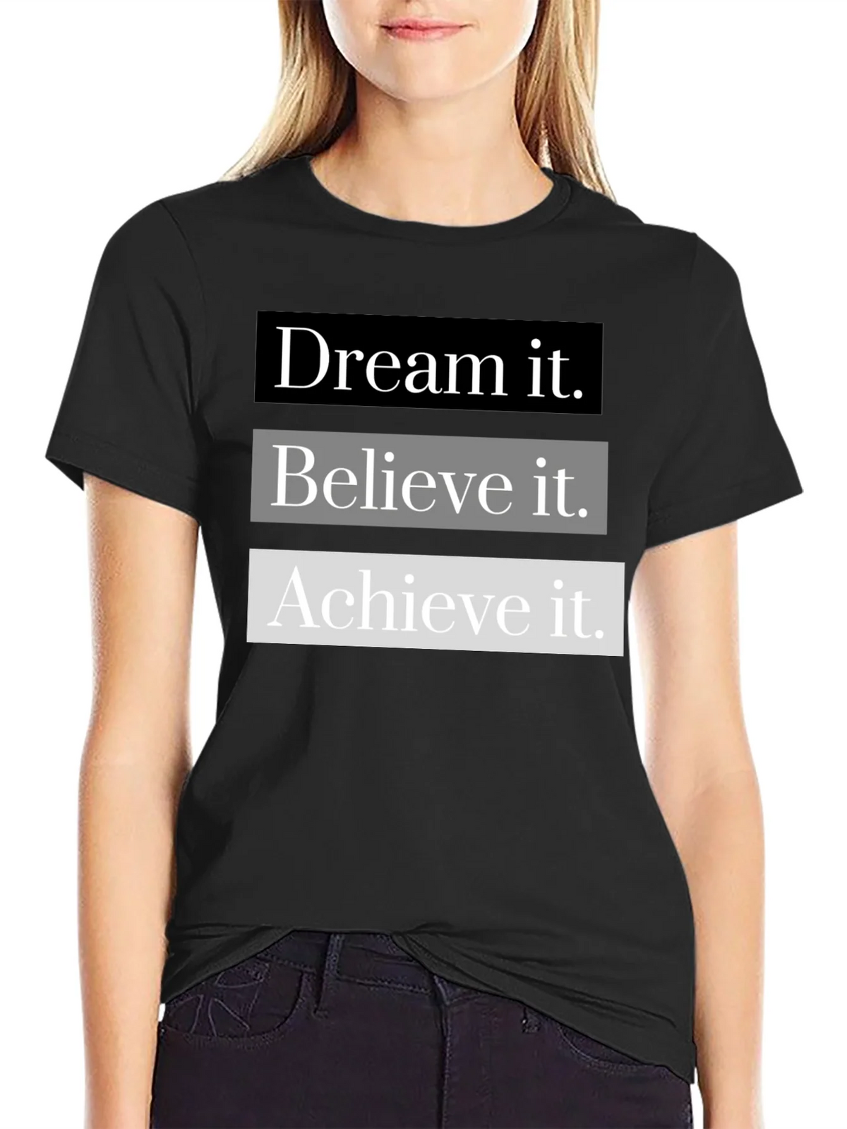 Dream Believe Achieve Graphic T-Shirt product image 2