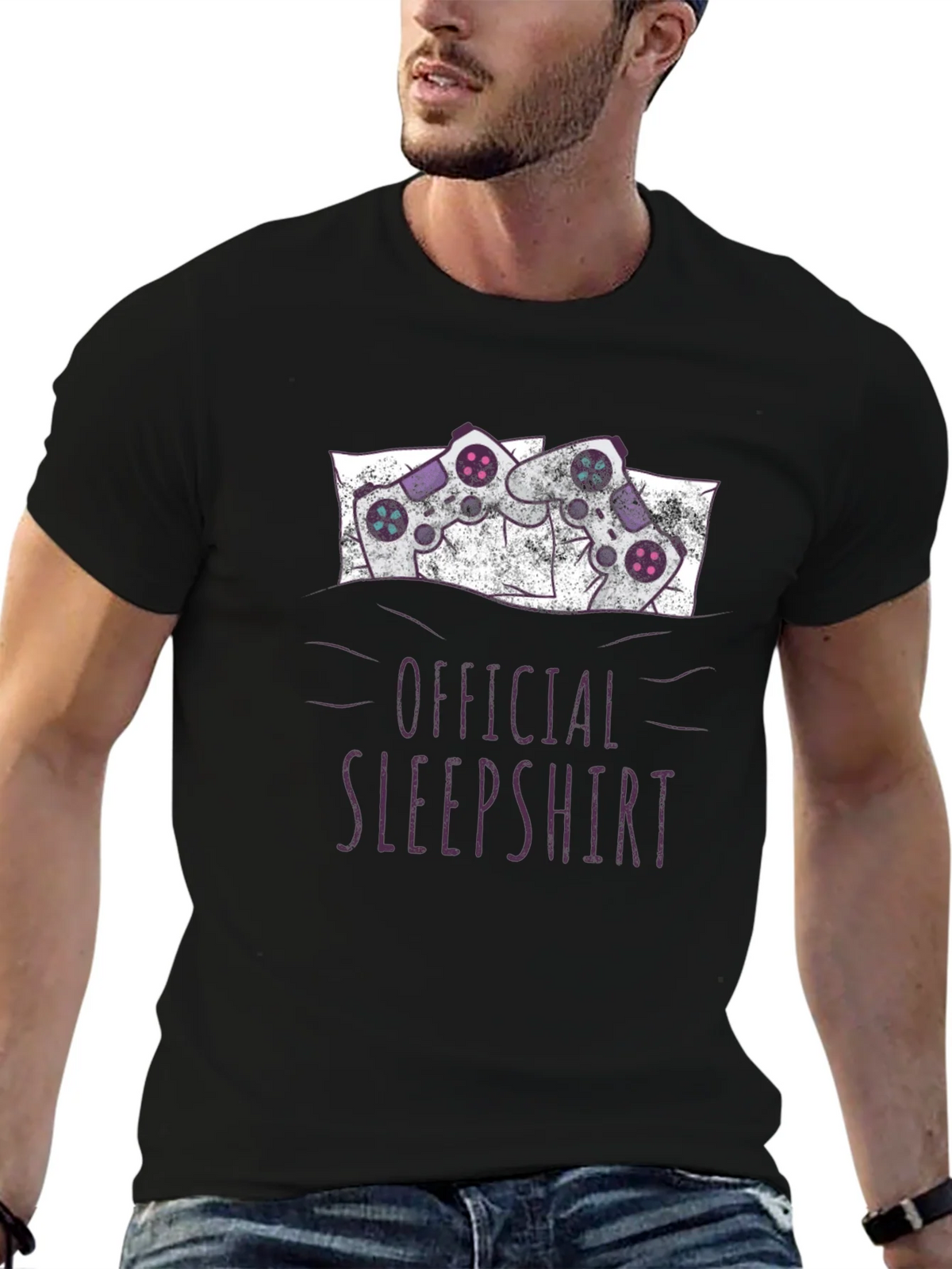 Official Sleepshirt Gamer Tee - Black product image 6