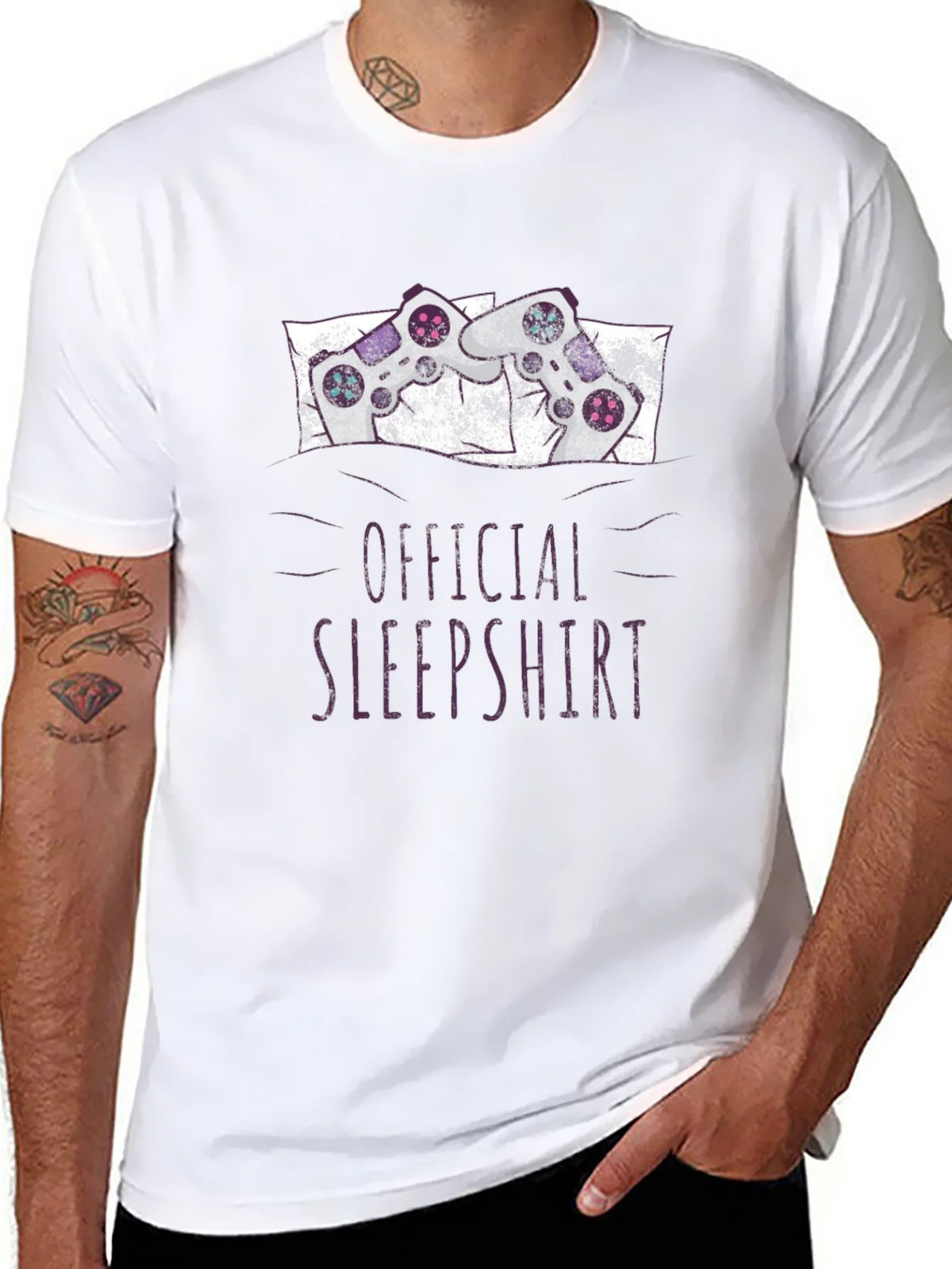 Official Sleepshirt Gamer Tee - Black product image 7