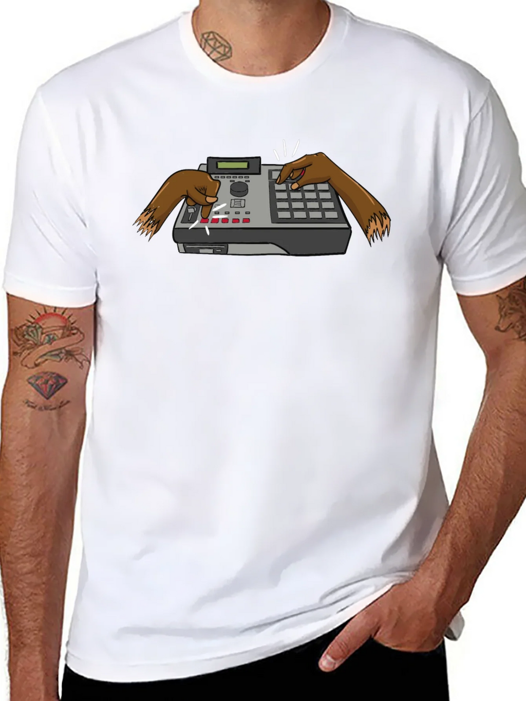 MPC Machine Black T-Shirt product image 7
