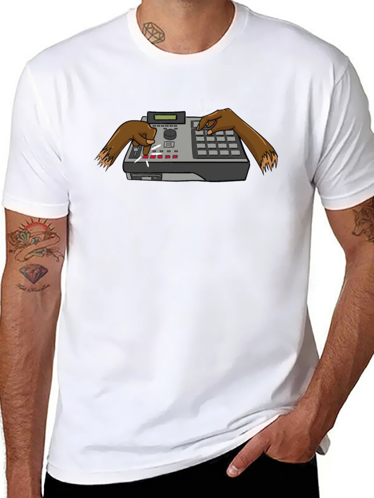 MPC Machine Black T-Shirt product image 7