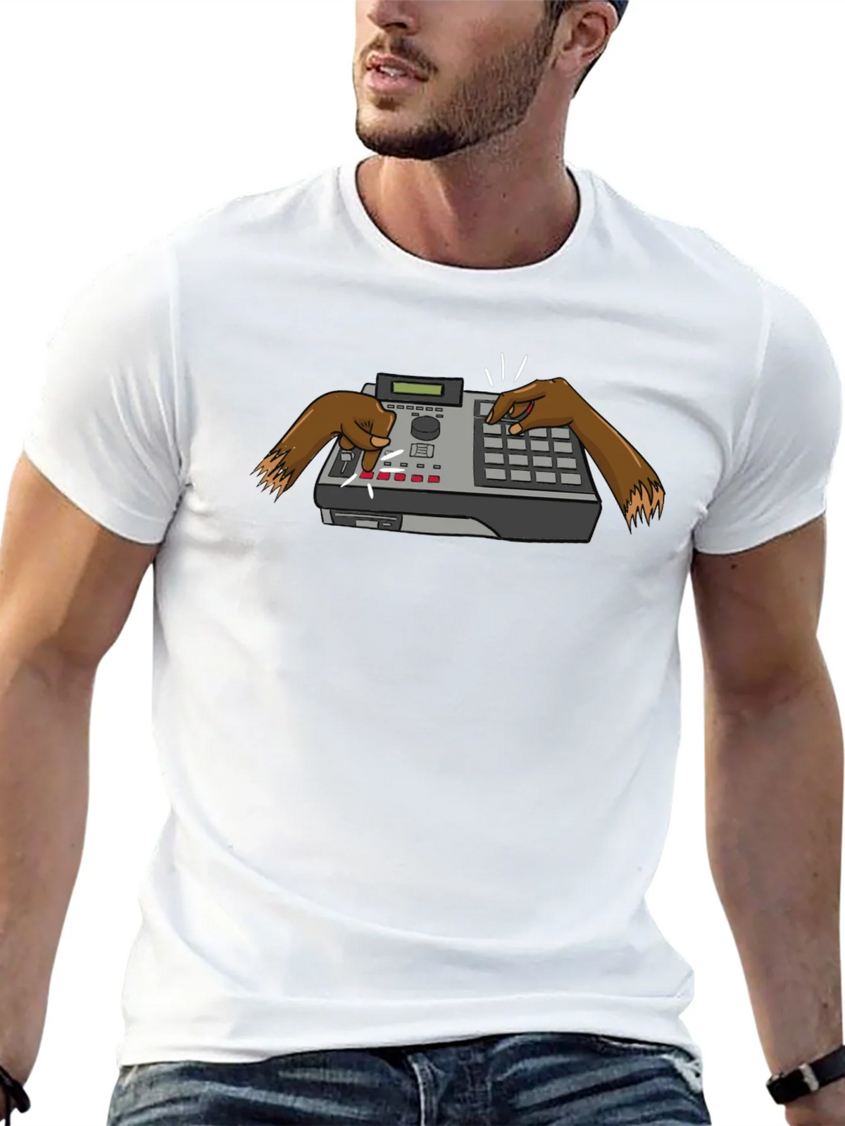 MPC Machine Black T-Shirt product image 12