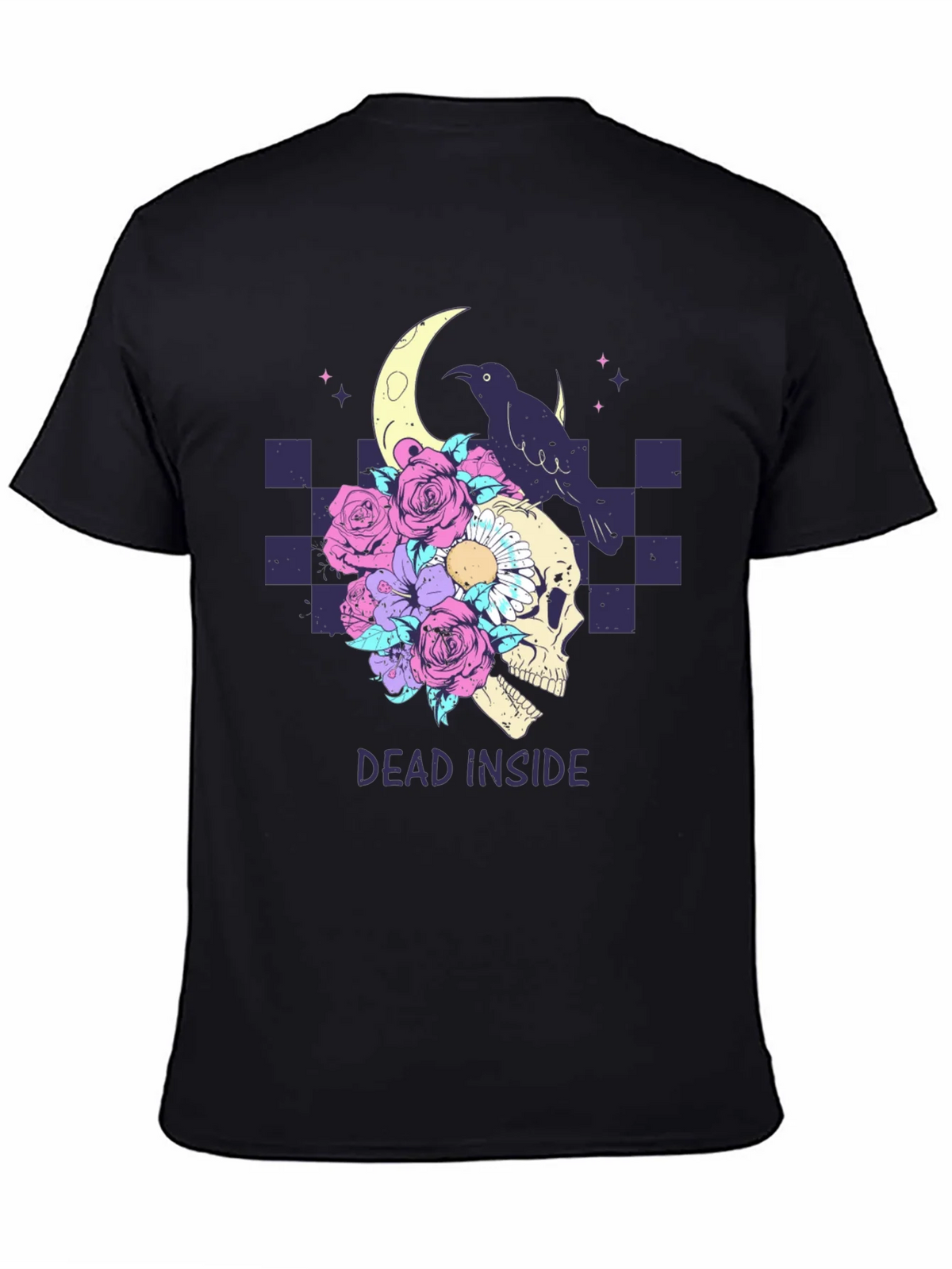 Dead Inside Raven Skull T-Shirt product image 4
