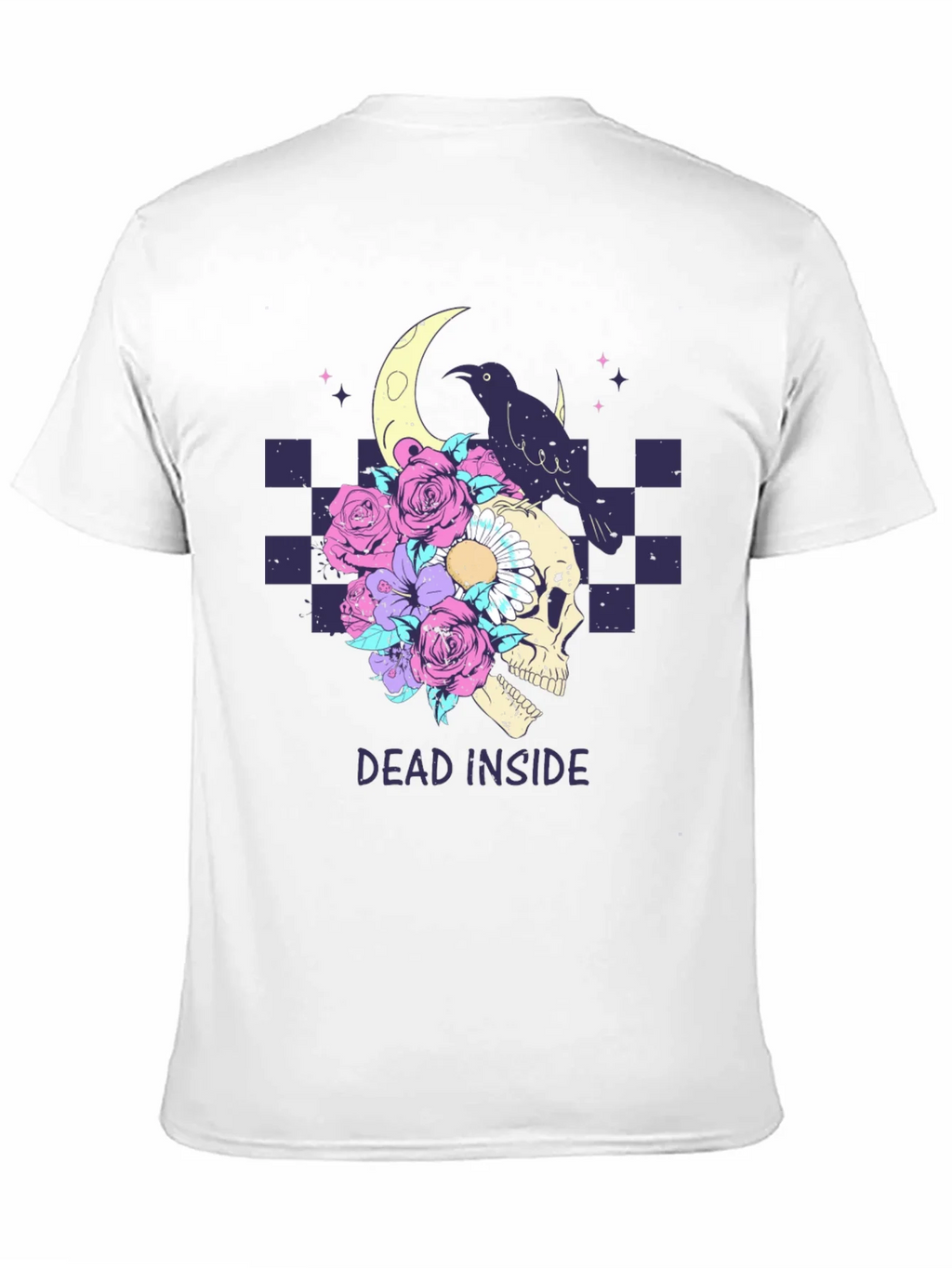 Dead Inside Raven Skull T-Shirt product image 10