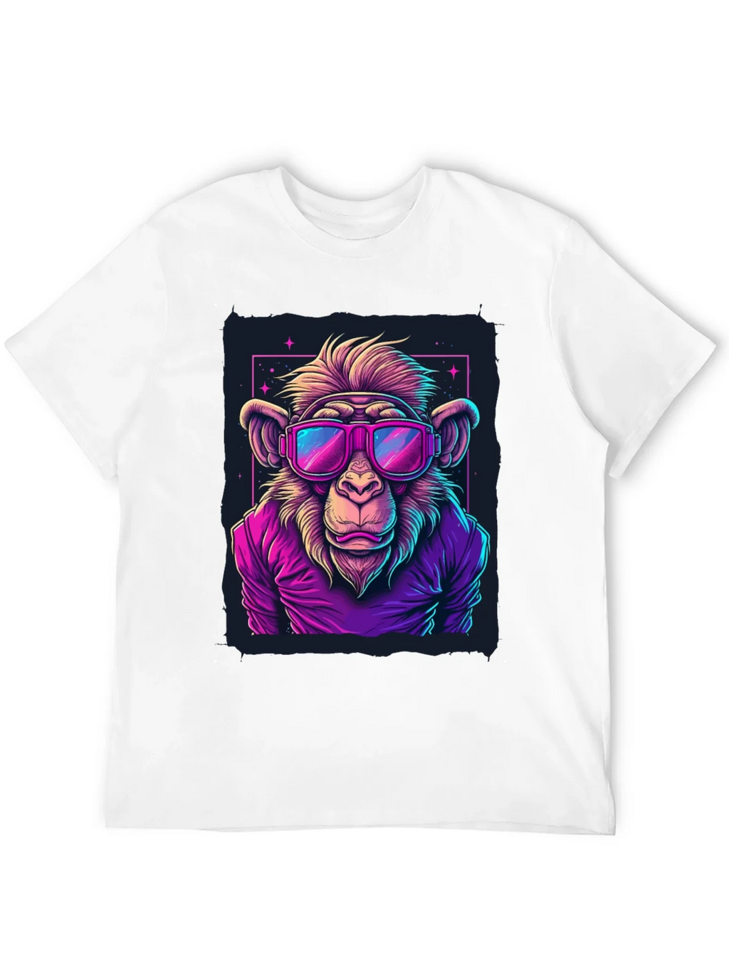 Cool Monkey Graphic Tee - Retro Style product image 11