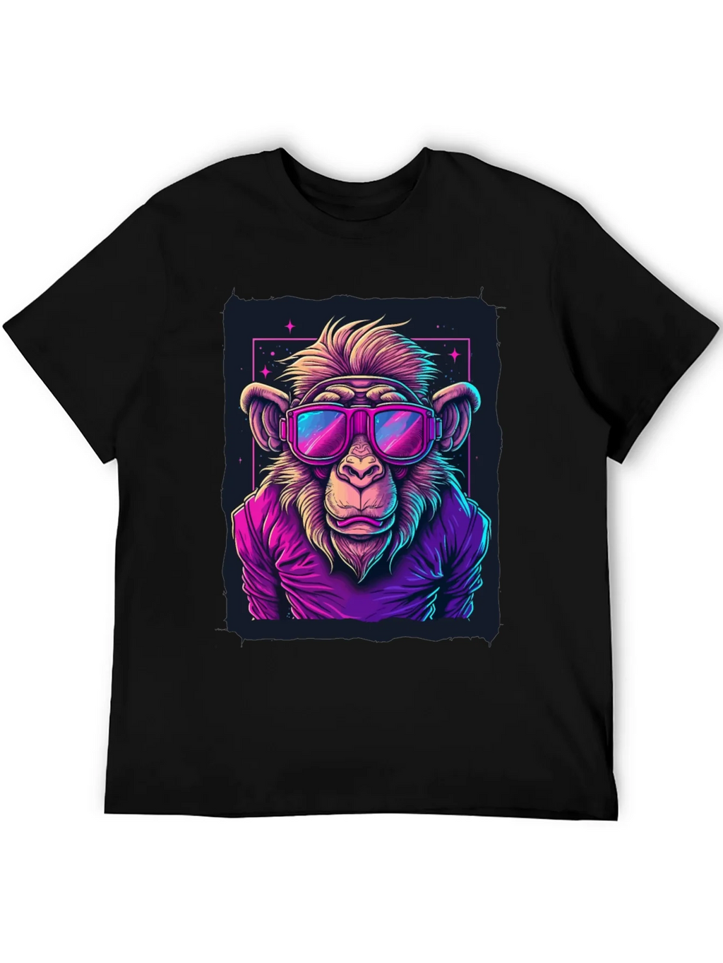 Cool Monkey Graphic Tee - Retro Style product image 5