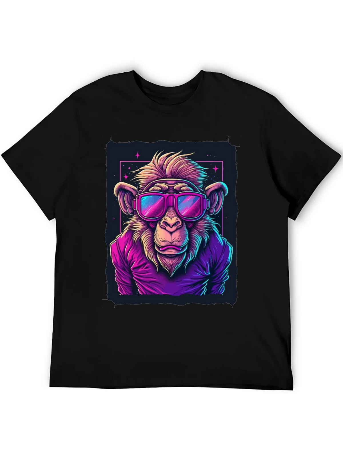 Cool Monkey Graphic Tee - Retro Style product image 5