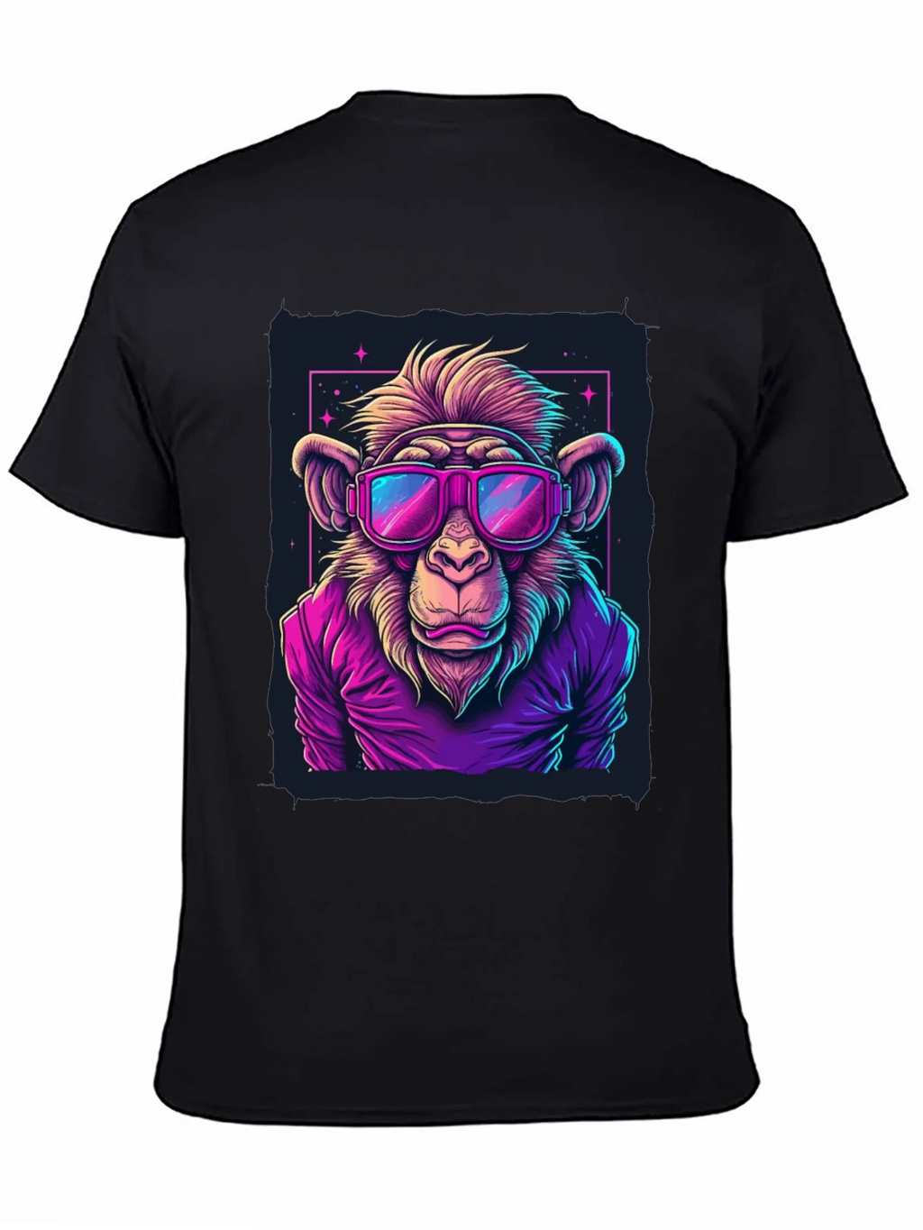 Cool Monkey Graphic Tee - Retro Style product image 4