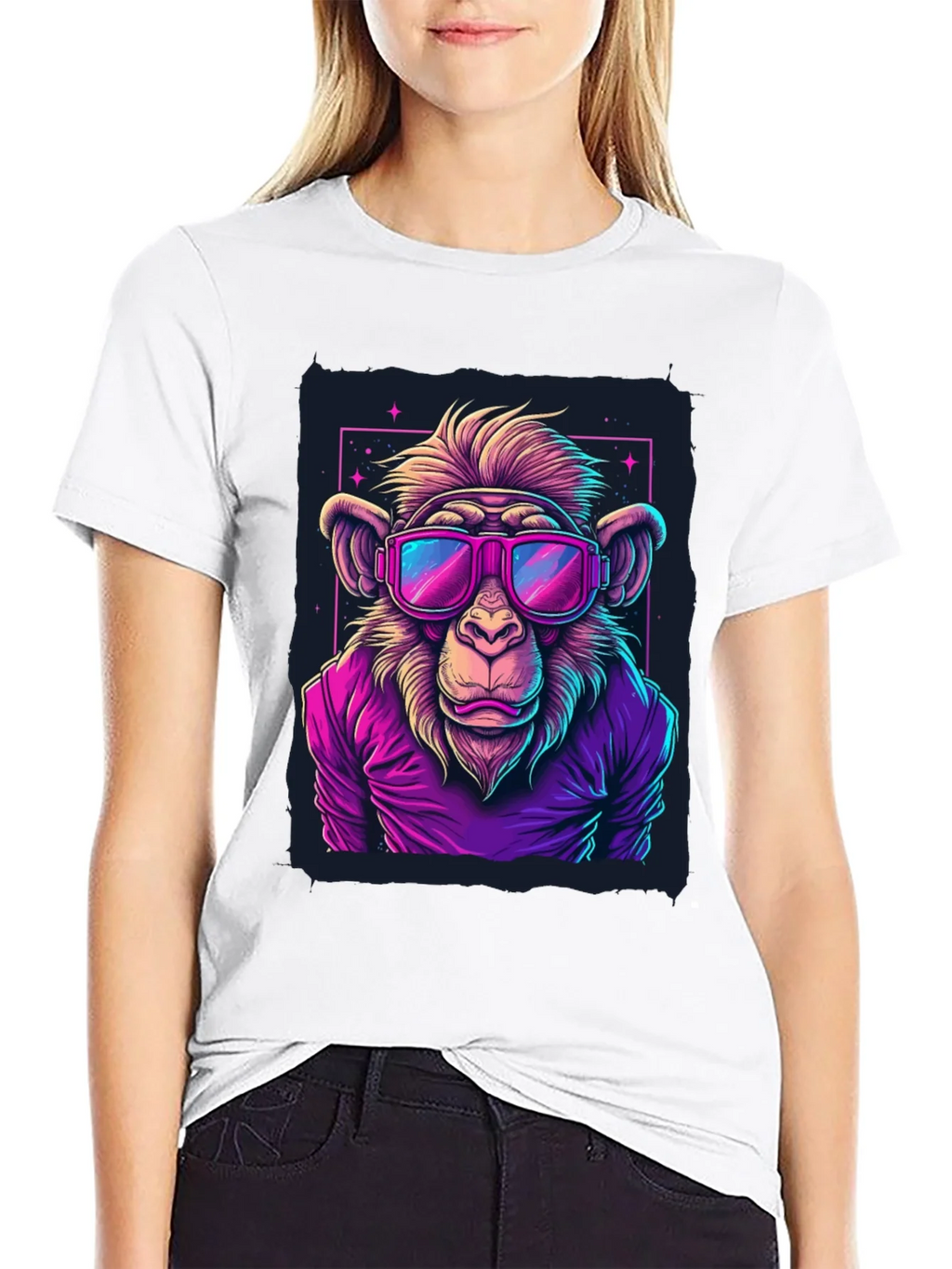 Cool Monkey Graphic Tee - Retro Style product image 8