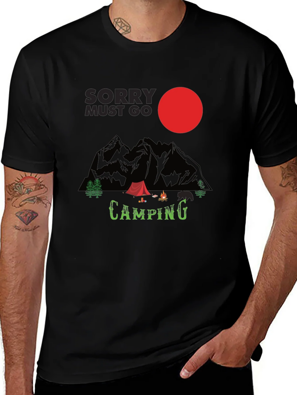 Sorry Must Go Camping T-Shirt - Adventure Time! product image 1