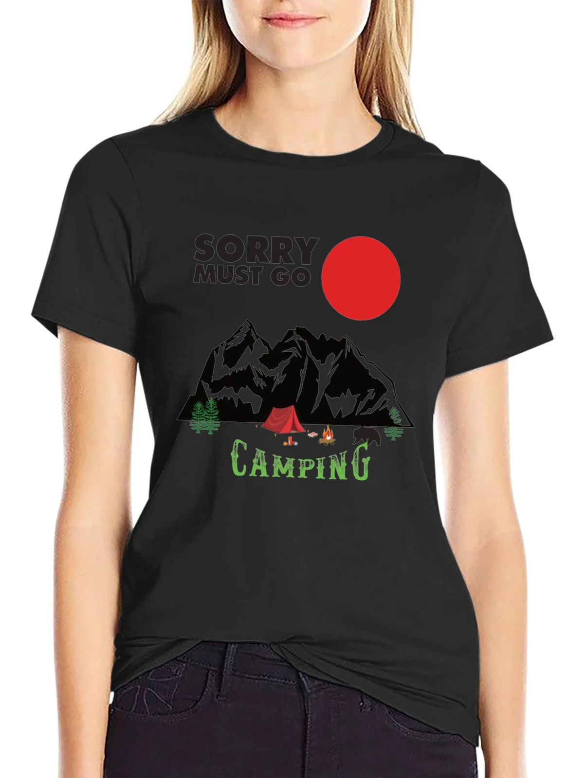 Sorry Must Go Camping T-Shirt - Adventure Time! product image 2