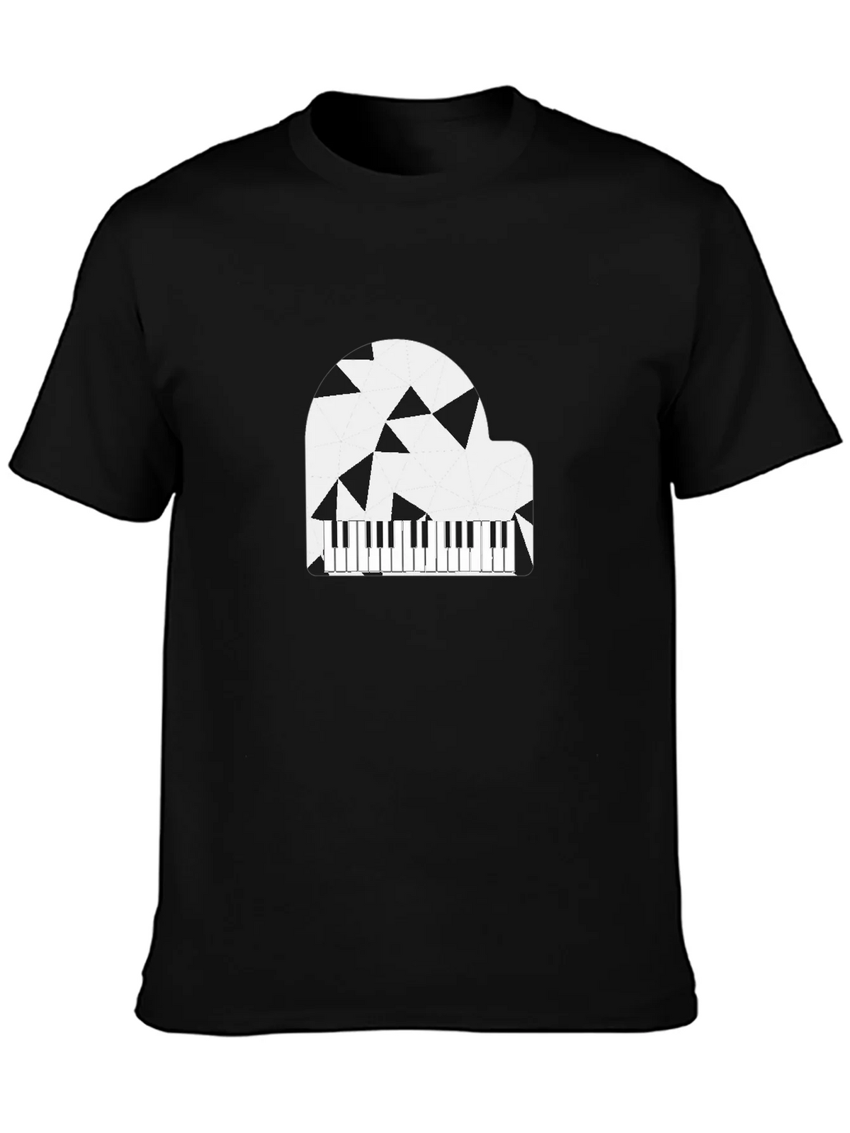 Abstract Piano Graphic T-Shirt product image 3