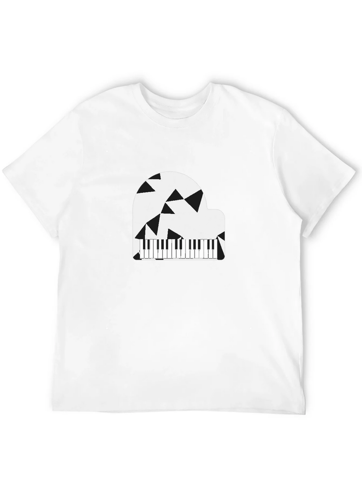 Abstract Piano Graphic T-Shirt product image 7