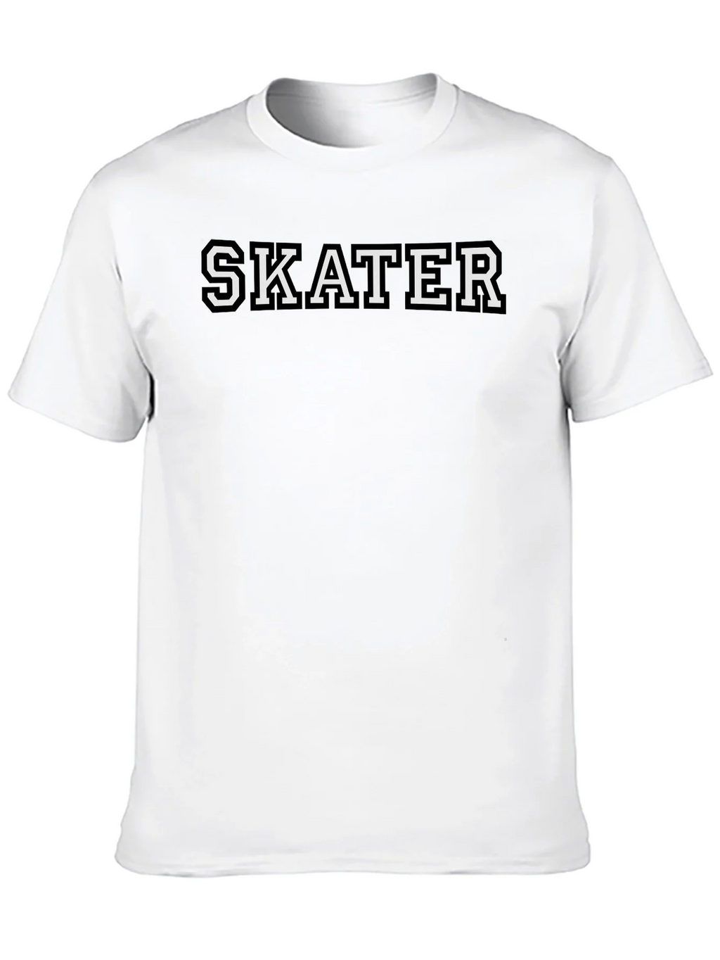 Skater Graphic T-Shirt - Black Cotton Tee product image 2