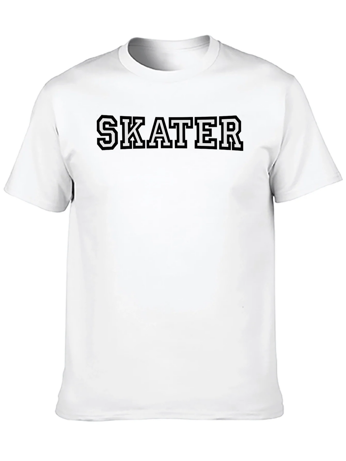 Skater Graphic T-Shirt - Black Cotton Tee product image 2