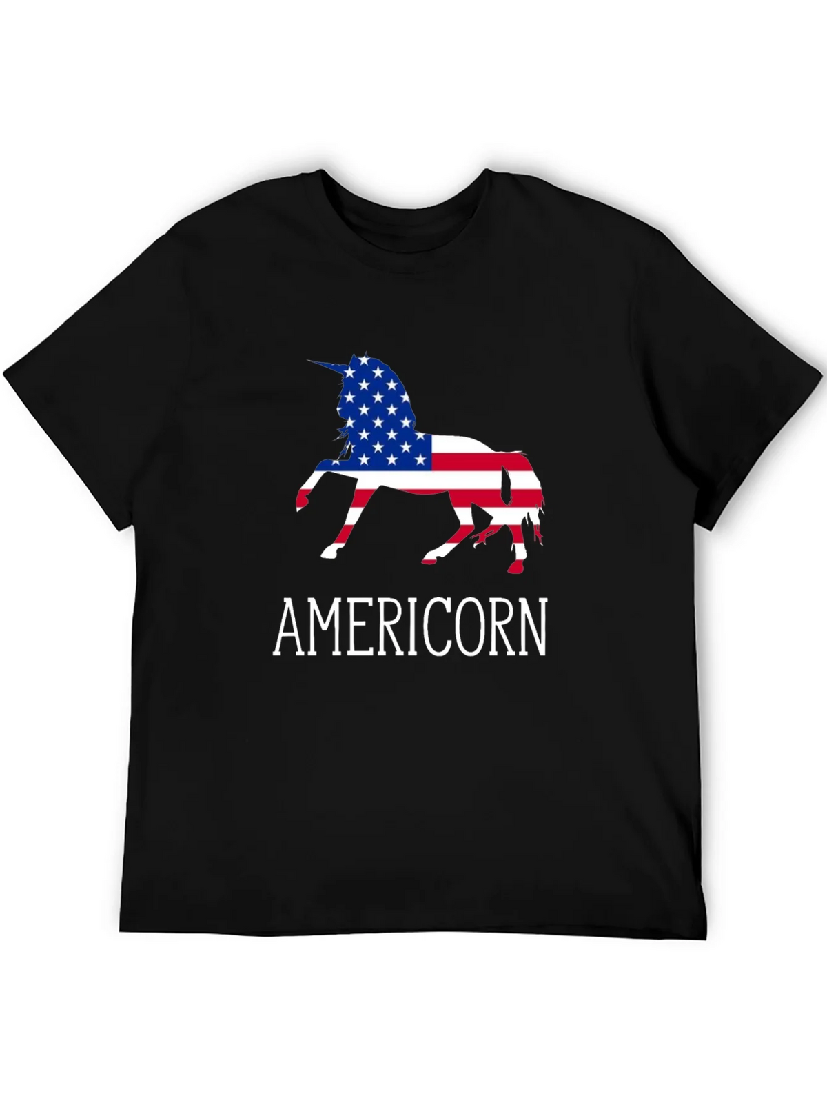 Americorn USA Flag Unicorn T-Shirt product image 5
