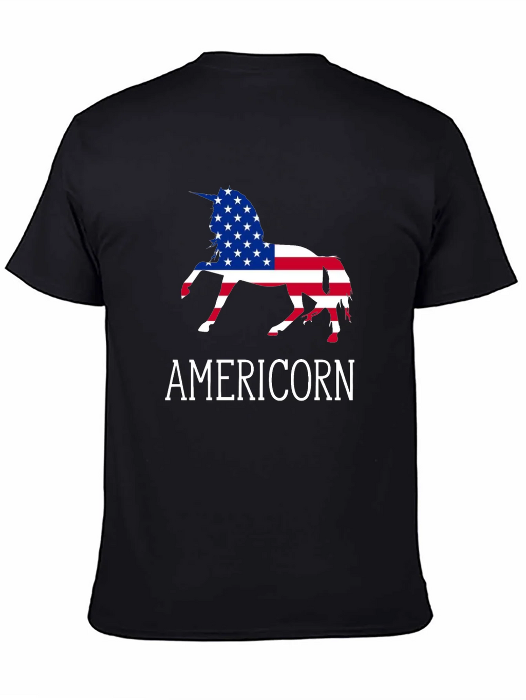 Americorn USA Flag Unicorn T-Shirt product image 4