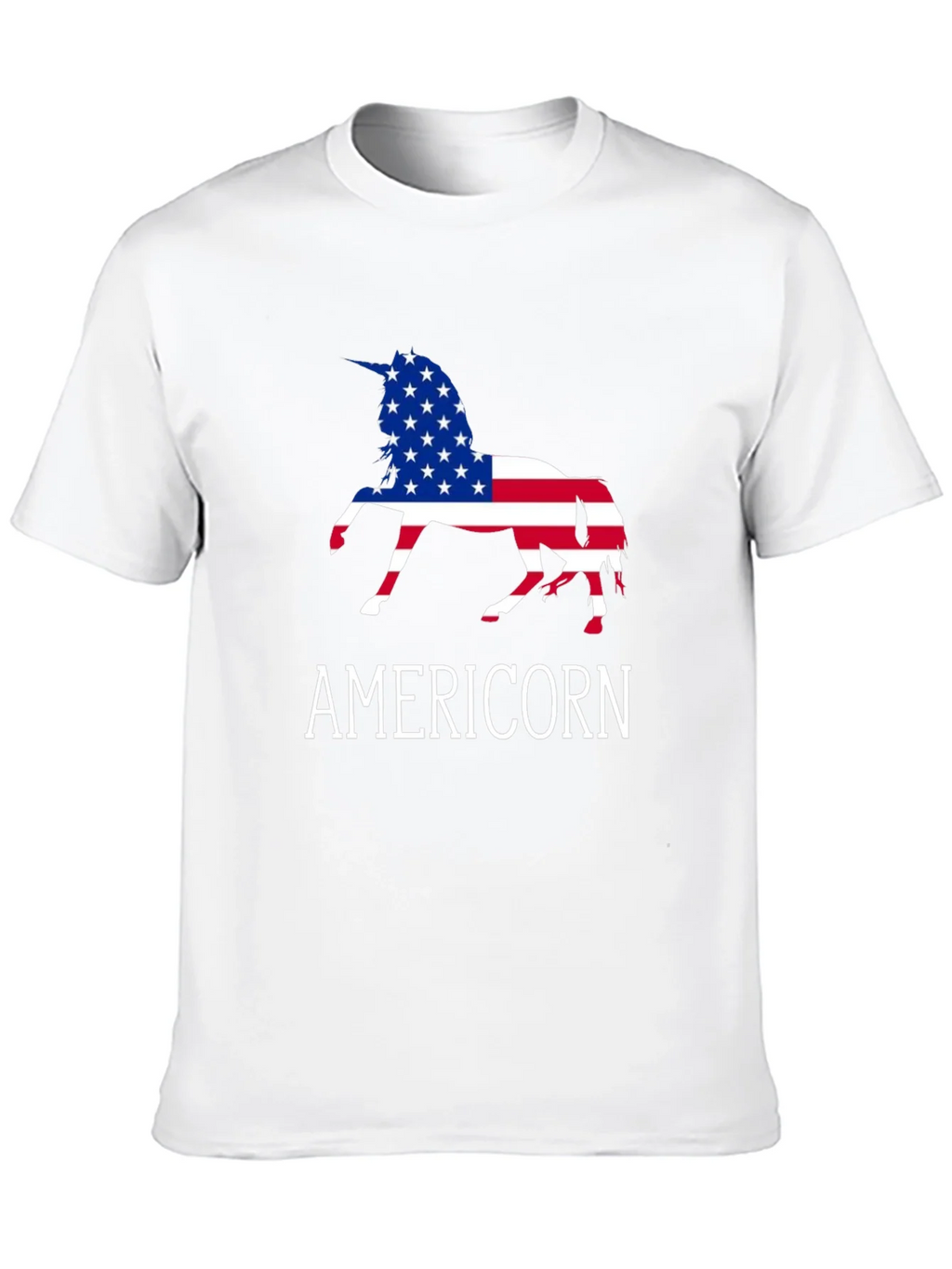 Americorn USA Flag Unicorn T-Shirt product image 9