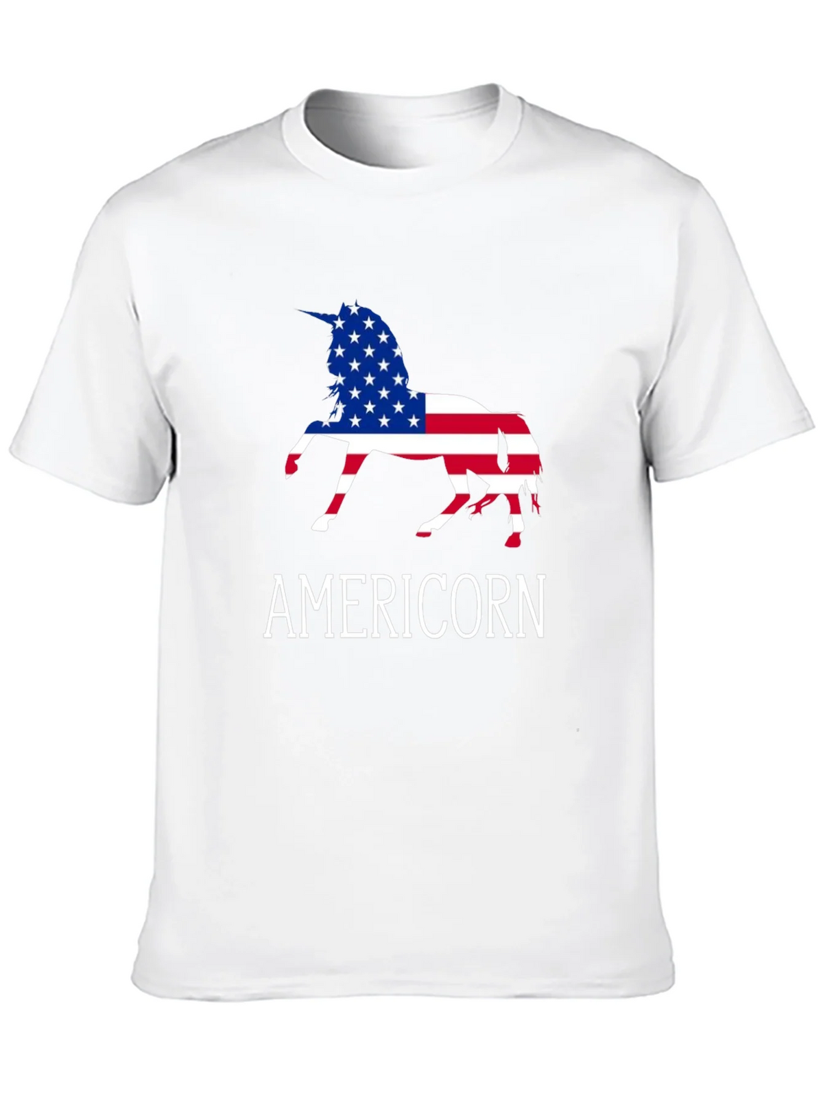 Americorn USA Flag Unicorn T-Shirt product image 9