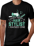 Hair Stylist Parent Graphic Tee product image 1
