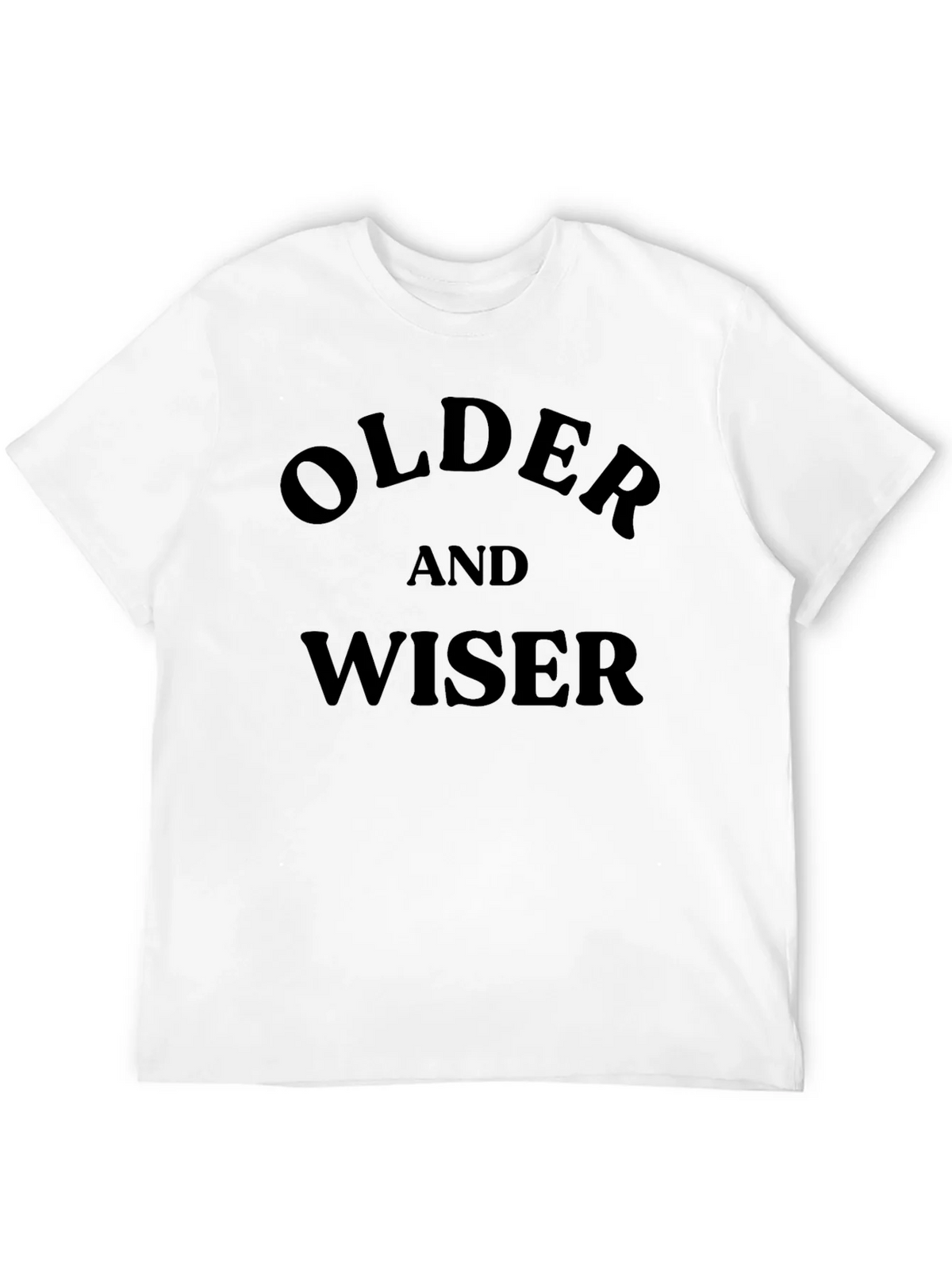 Older and Wiser Graphic Tee - Black Cotton T-Shirt product image 10