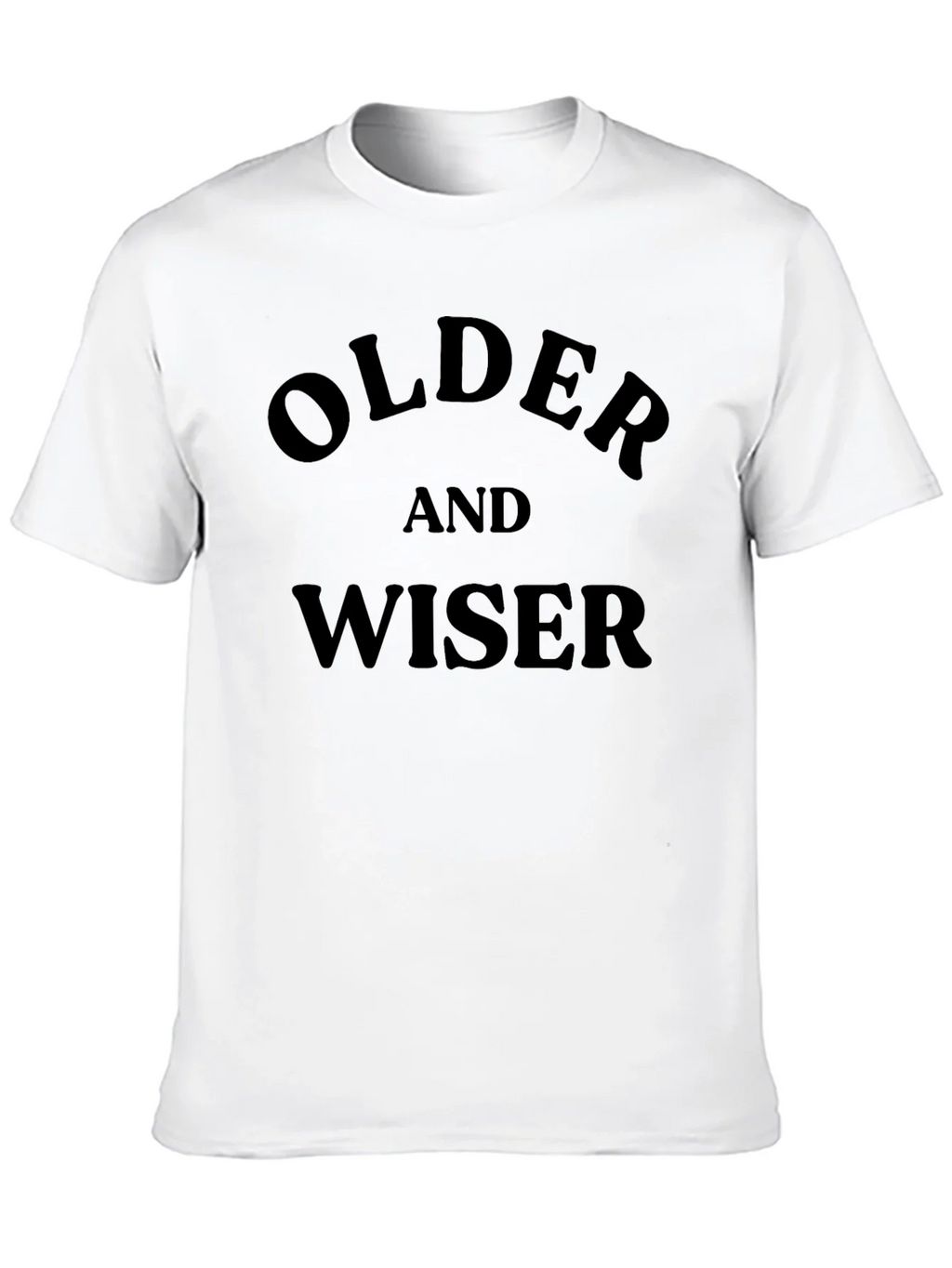 Older and Wiser Graphic Tee - Black Cotton T-Shirt product image 9