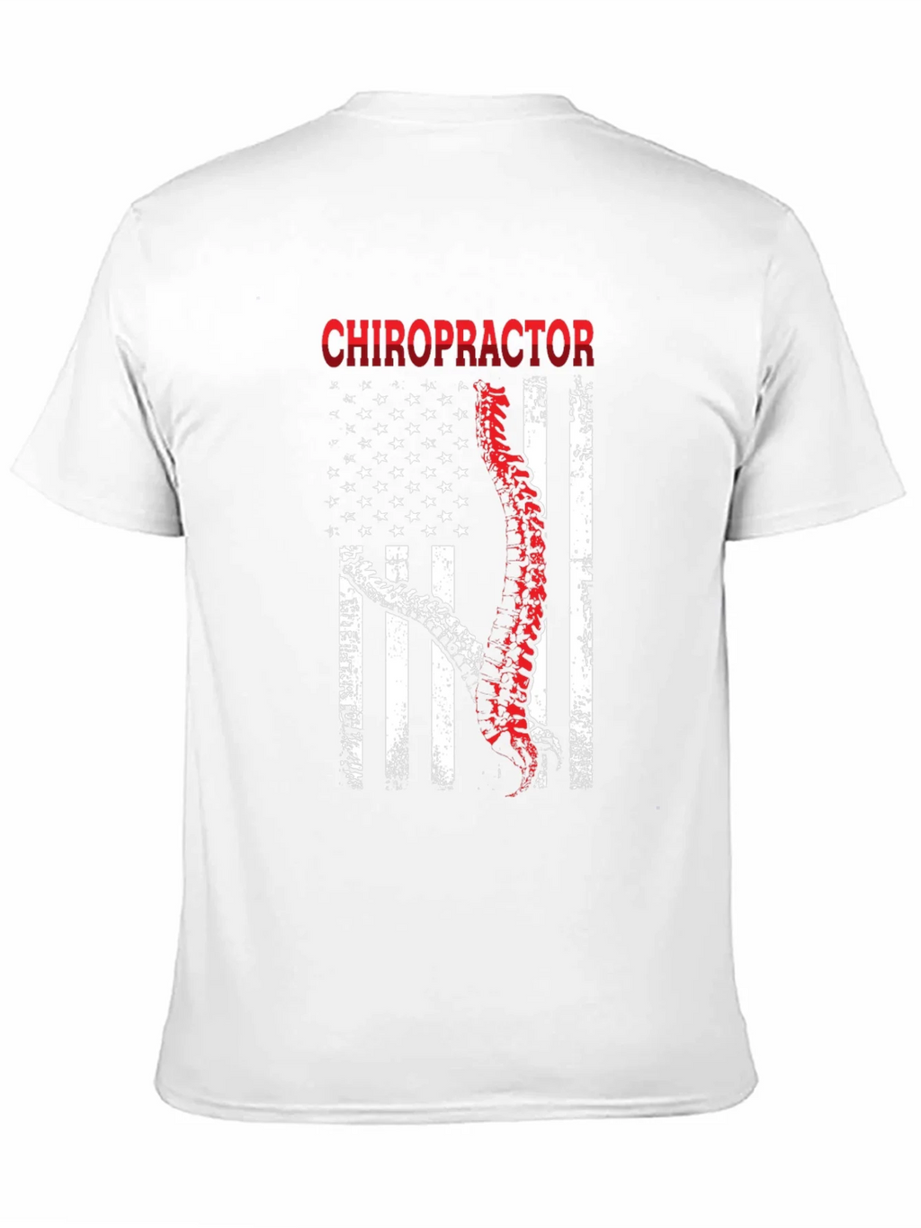 Chiropractor American Flag Graphic T-Shirt product image 10