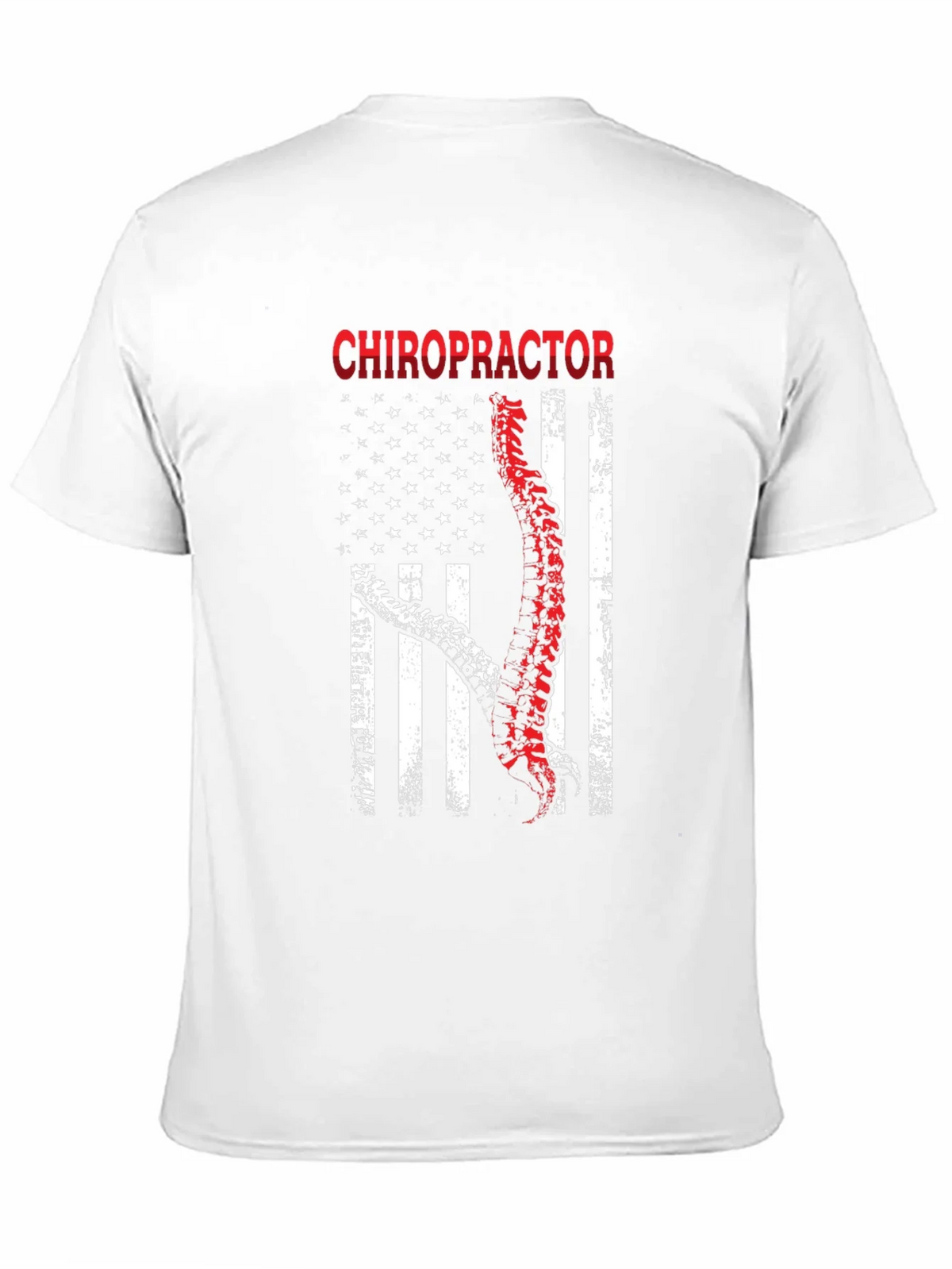 Chiropractor American Flag Graphic T-Shirt product image 10
