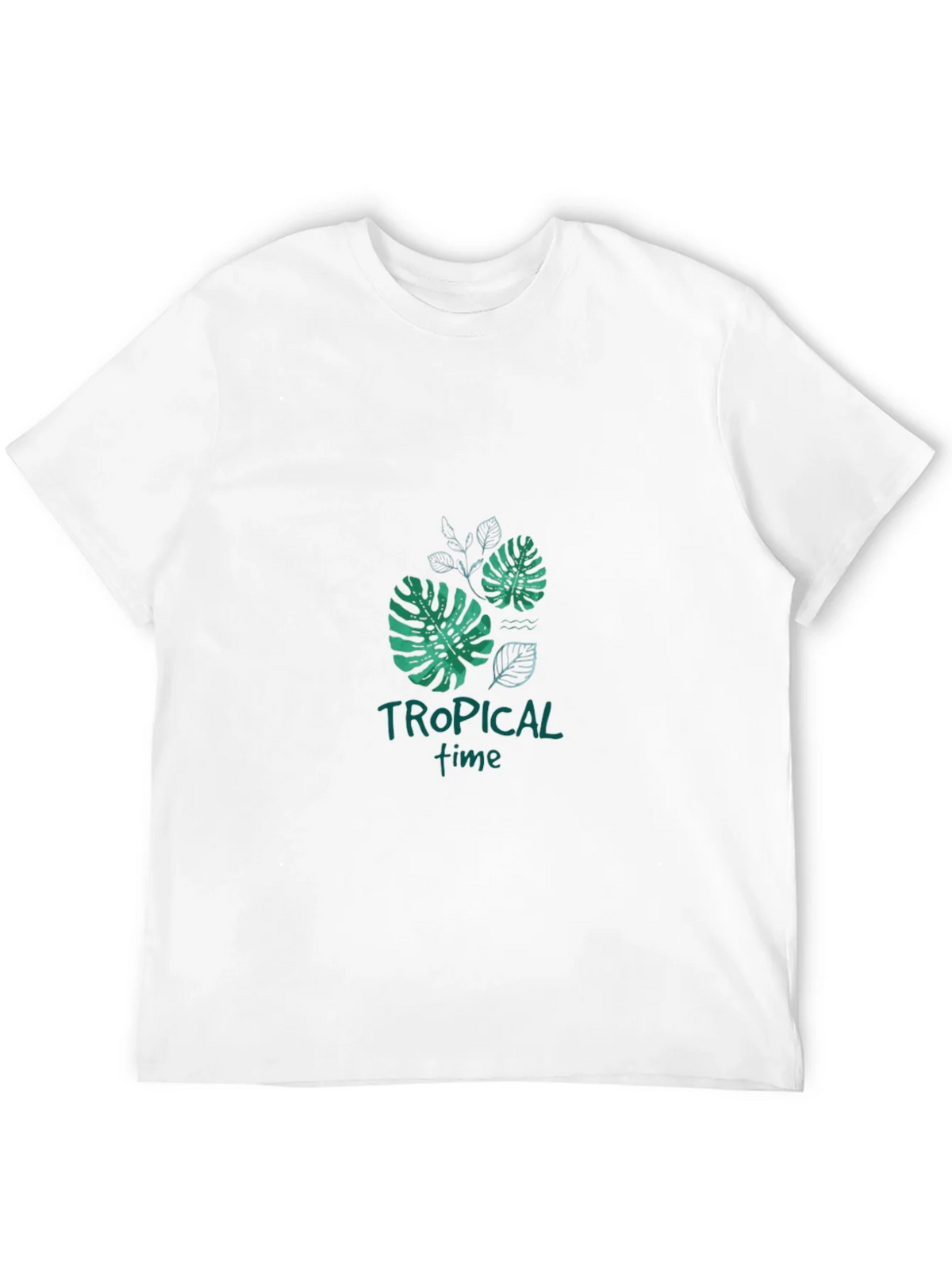 Tropical Time Black Graphic Tee product image 7