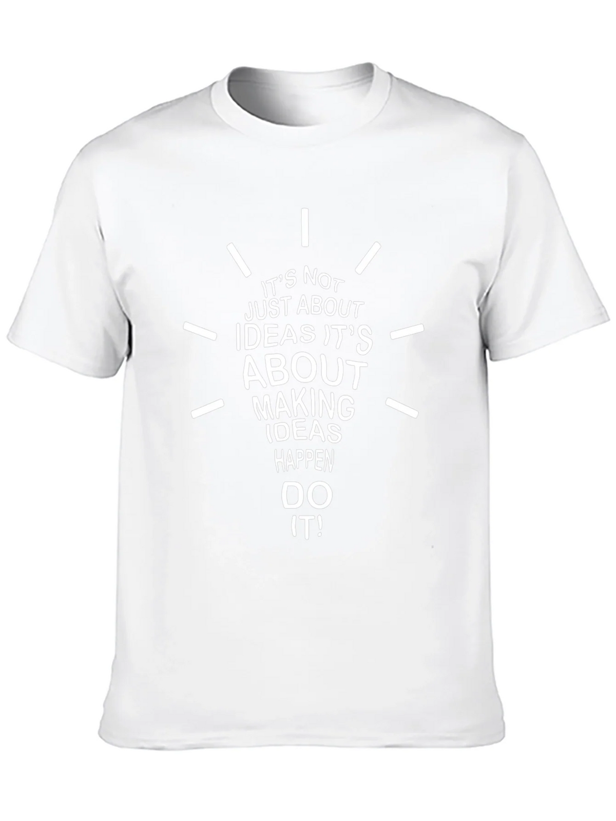 Inspirational Ideas Graphic Tee - Black Cotton Shirt product image 9