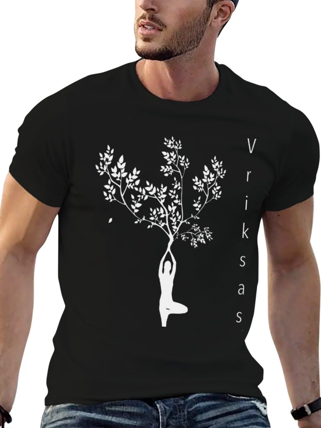 Yoga Tree Pose Graphic Tee - Vriksasana Balance Shirt product image 6