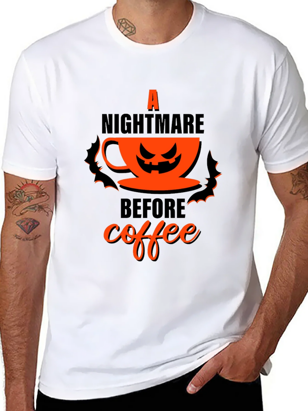A Nightmare Before Coffee Halloween T-Shirt product image 7