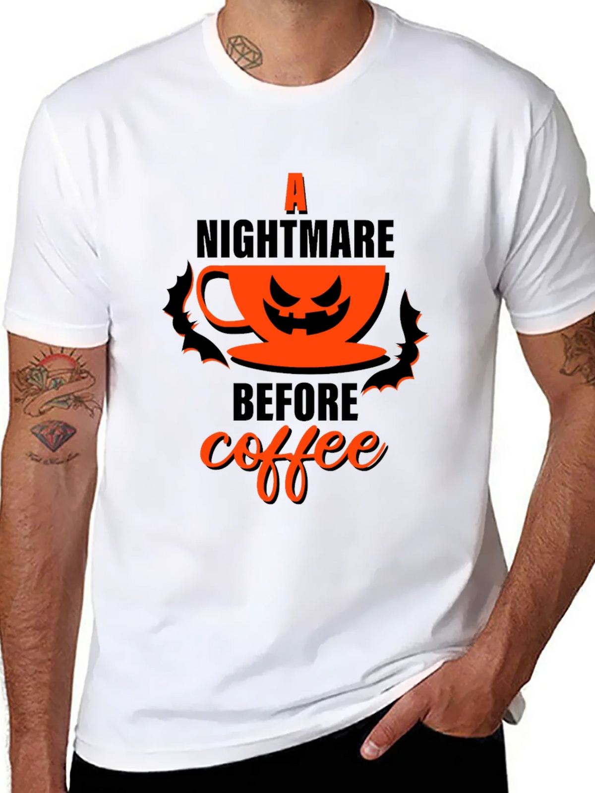 A Nightmare Before Coffee Halloween T-Shirt product image 7