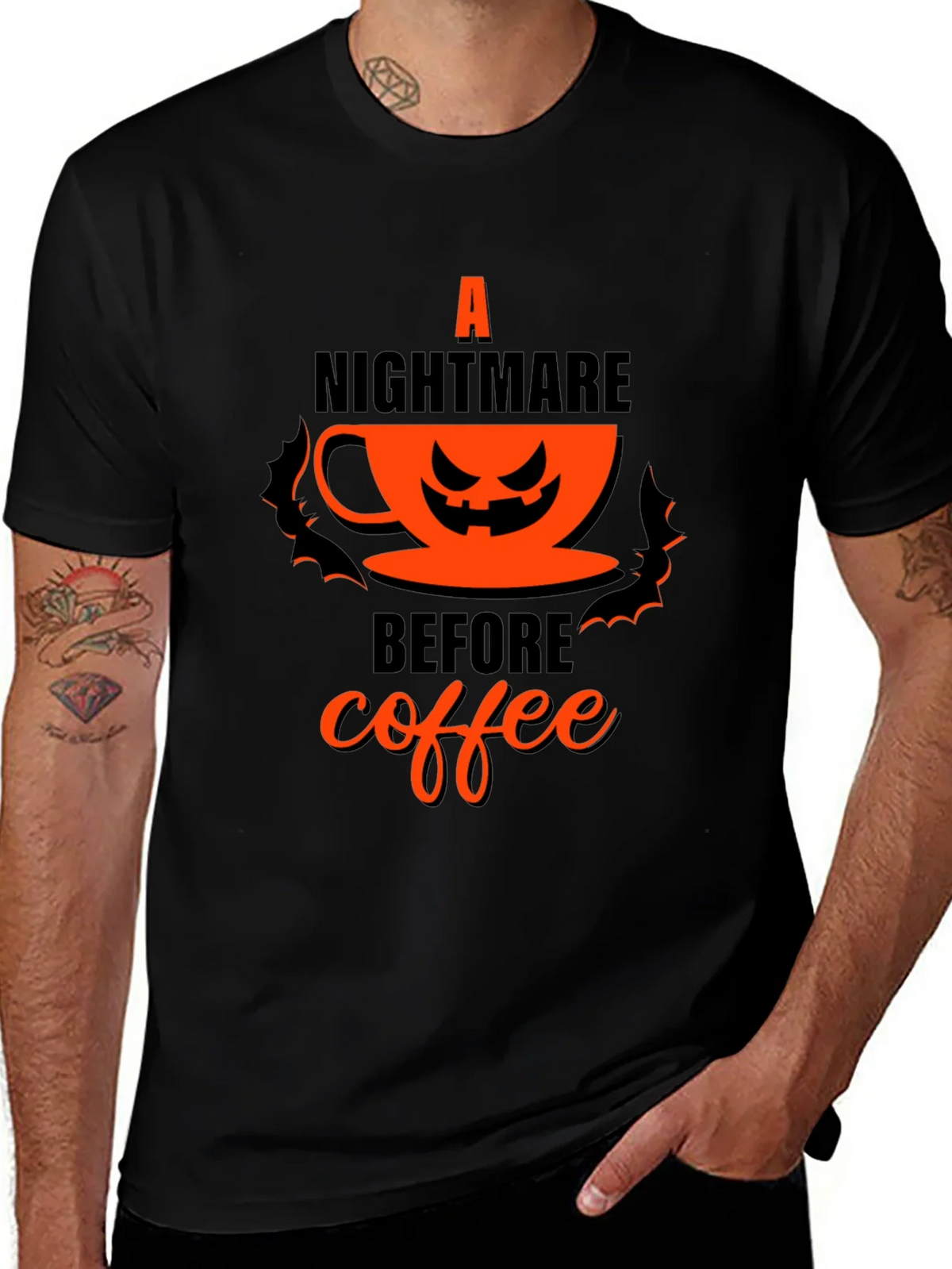 A Nightmare Before Coffee Halloween T-Shirt product image 1