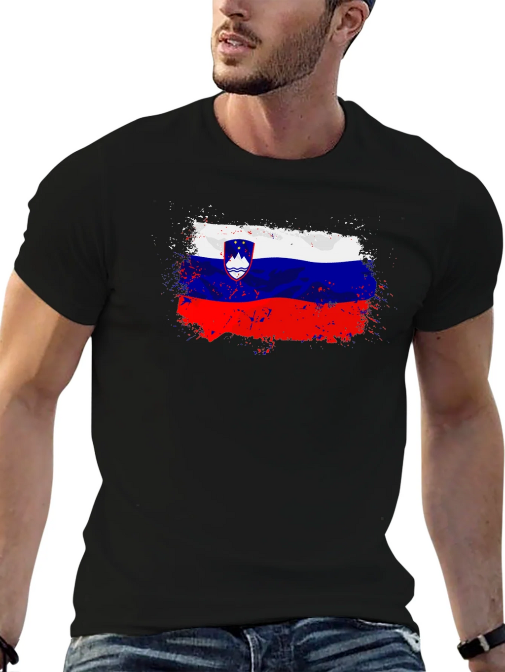 Slovenia Flag T-Shirt - Distressed Design product image 6