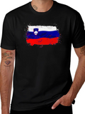 Slovenia Flag T-Shirt - Distressed Design product image 1