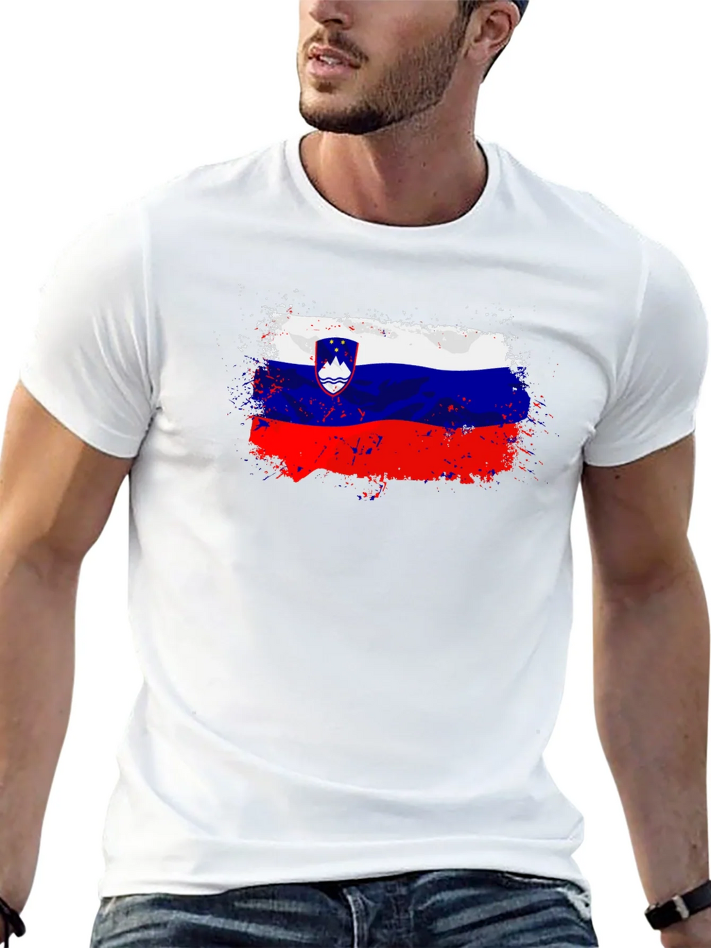 Slovenia Flag T-Shirt - Distressed Design product image 11