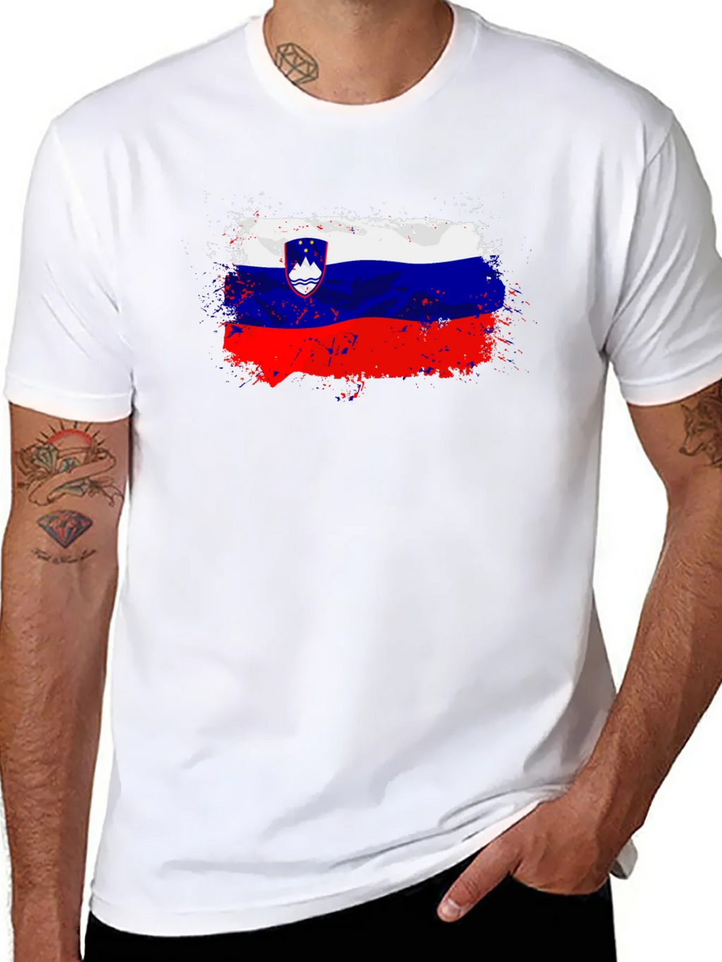 Slovenia Flag T-Shirt - Distressed Design product image 7