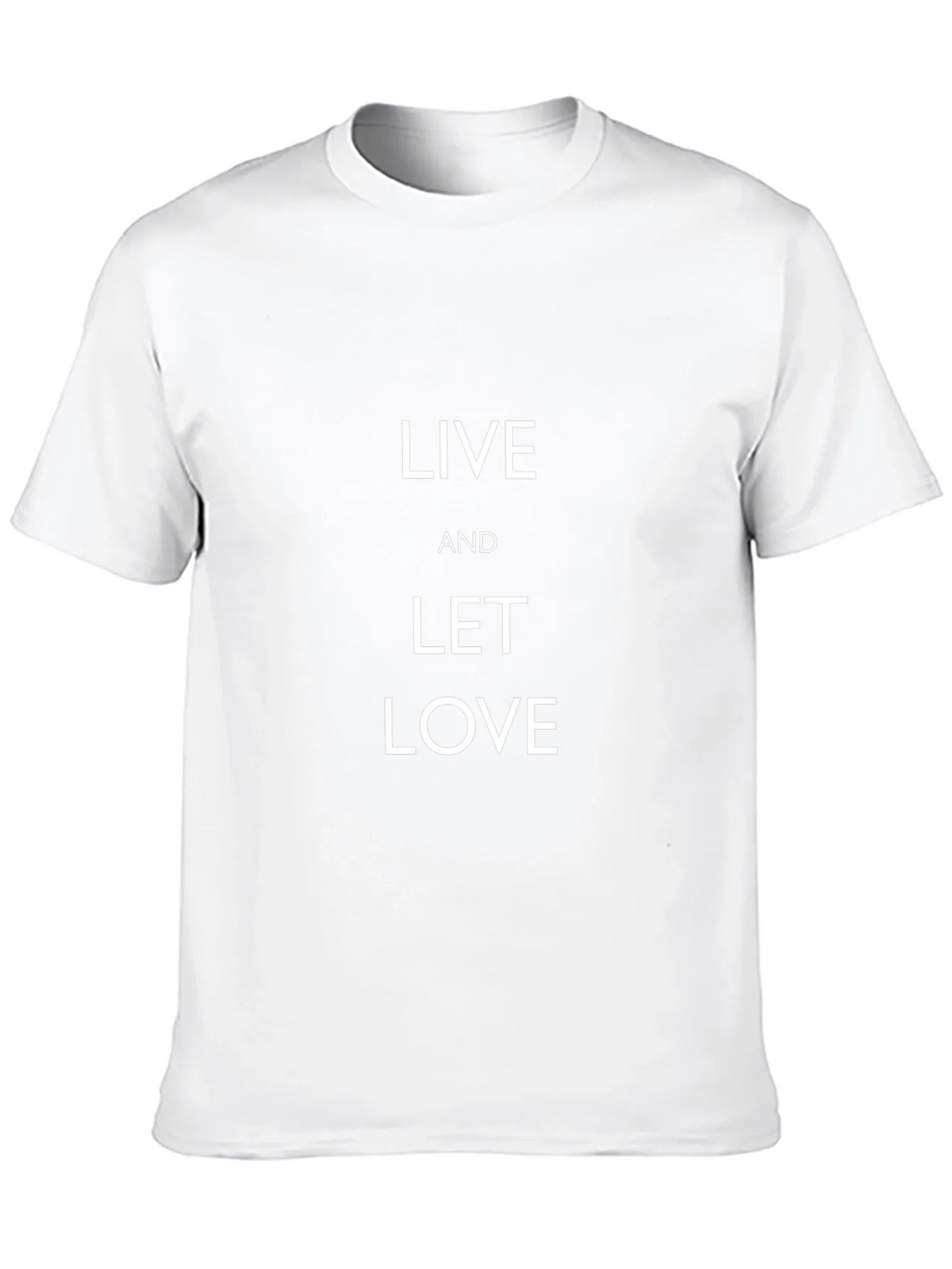 Live and Let Love Black T-Shirt product image 9
