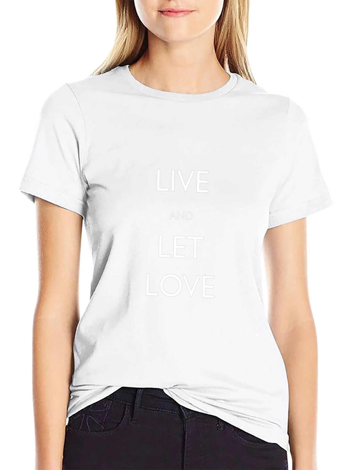 Live and Let Love Black T-Shirt product image 8