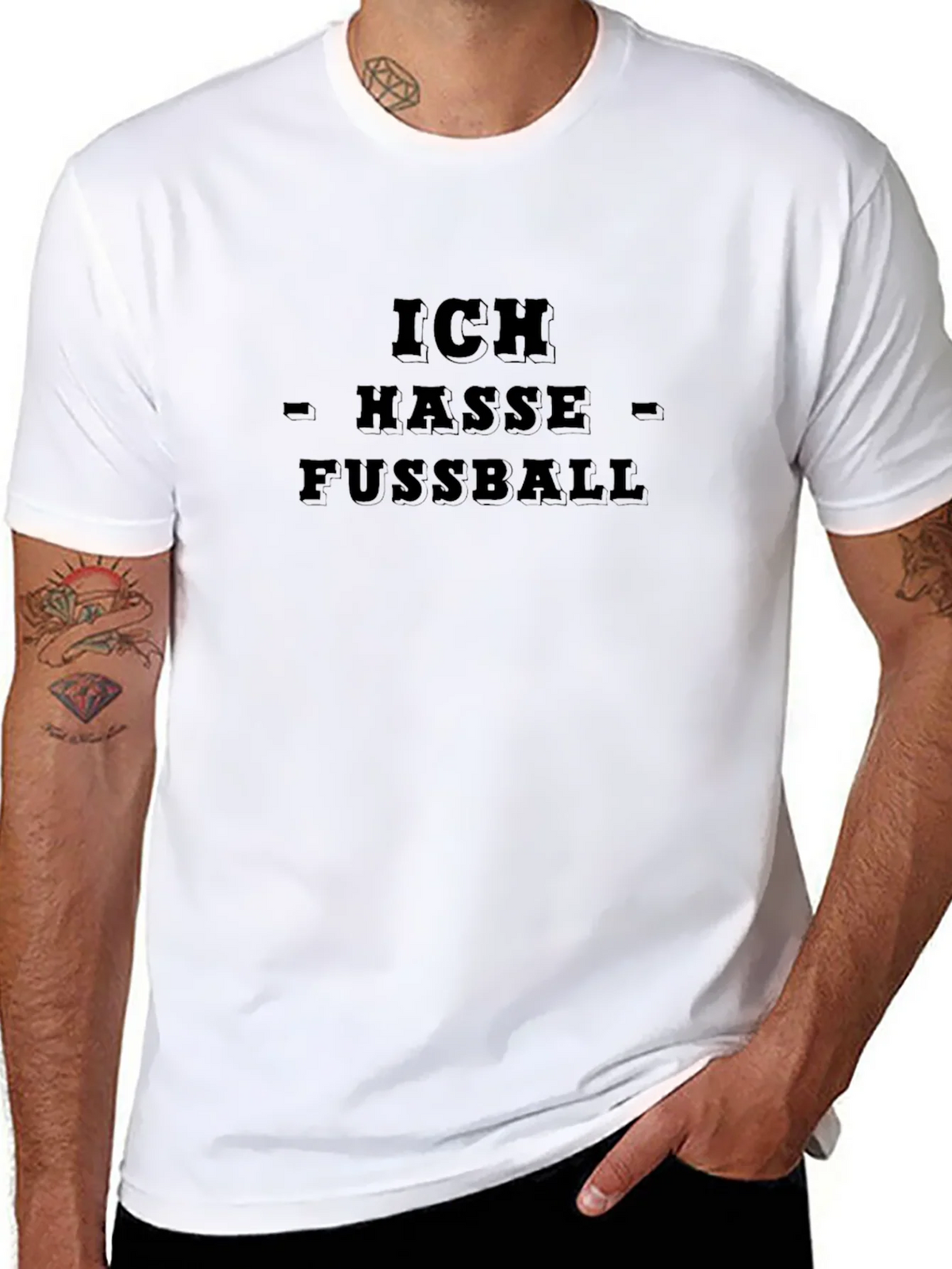 Ich Hasse Fussball - I Hate Football T-Shirt product image 7