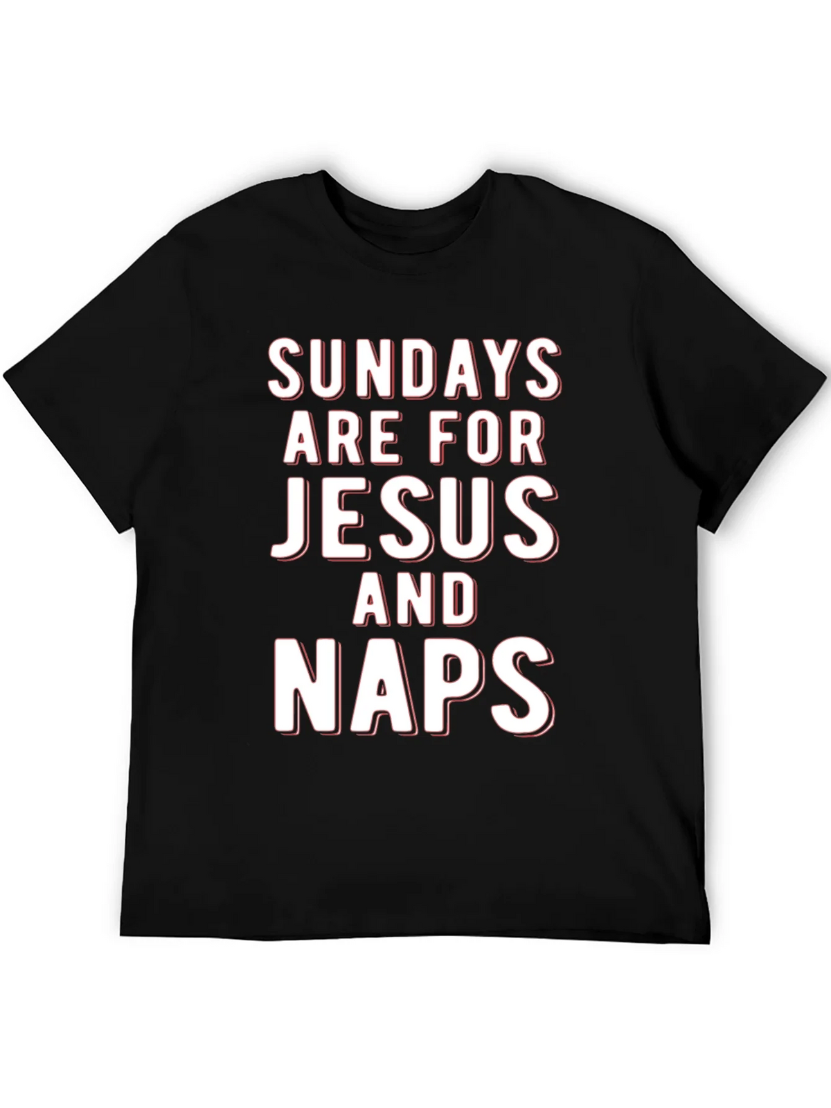 Sundays Are For Jesus And Naps Graphic T-Shirt product image 3