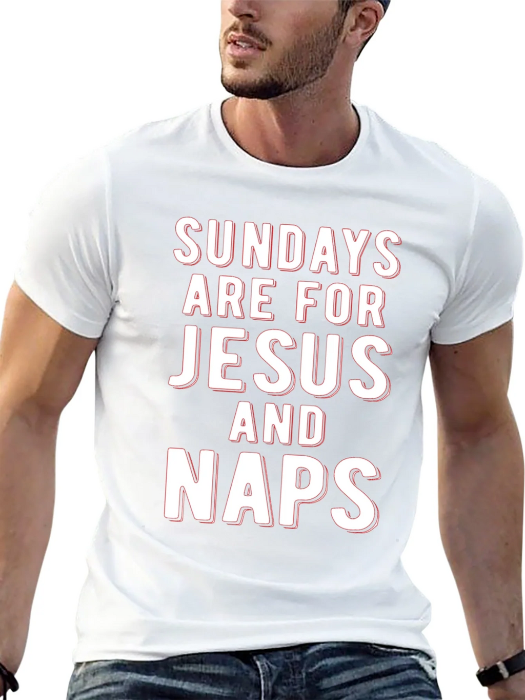 Sundays Are For Jesus And Naps Graphic T-Shirt product image 7