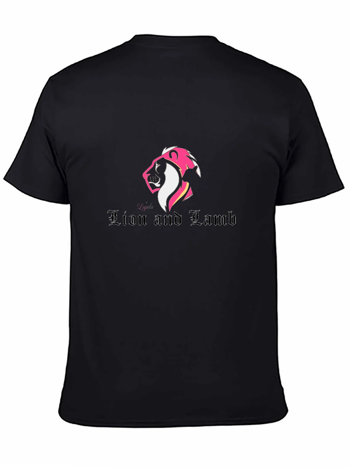 Lion and Lamb Graphic Black Tee product image 4