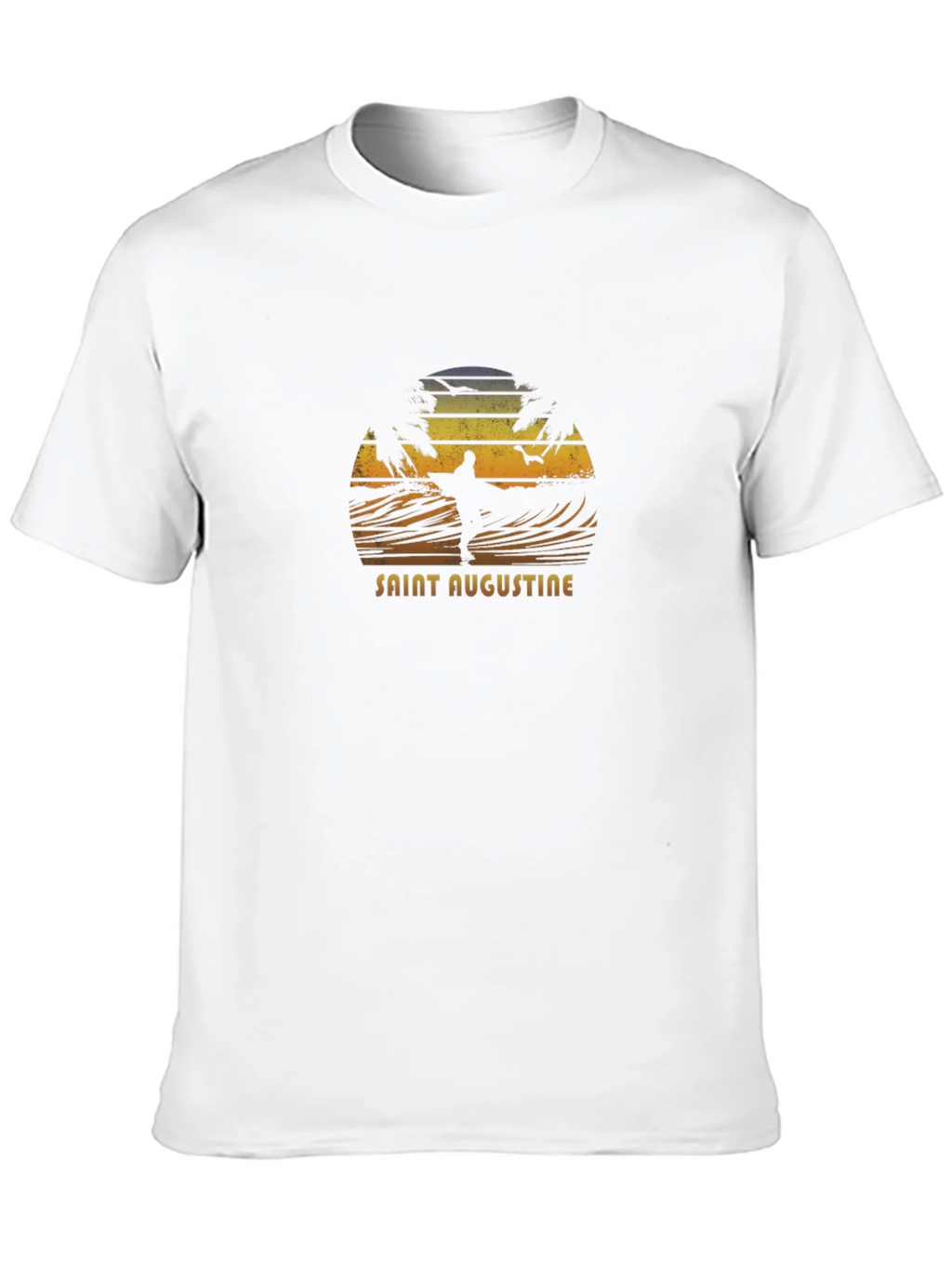 Saint Augustine Surfer Graphic T-Shirt product image 9