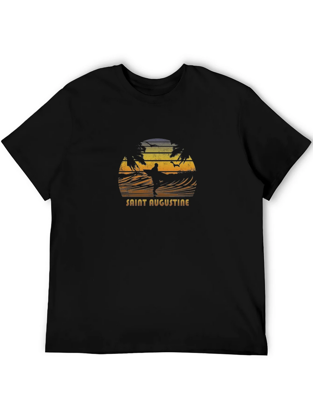 Saint Augustine Surfer Graphic T-Shirt product image 5